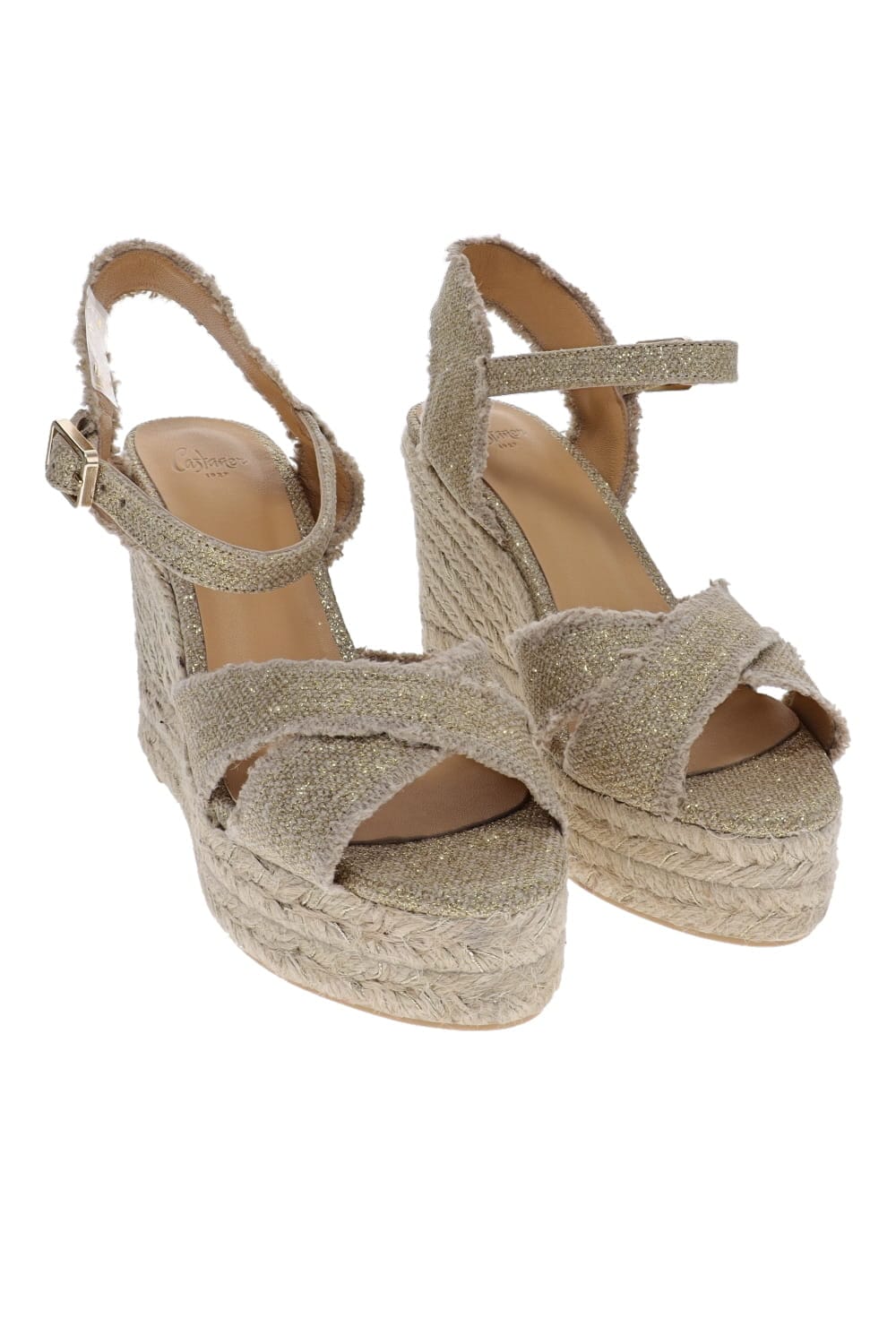 Castaner Bromelia Oro Claro Espadrille Wedge