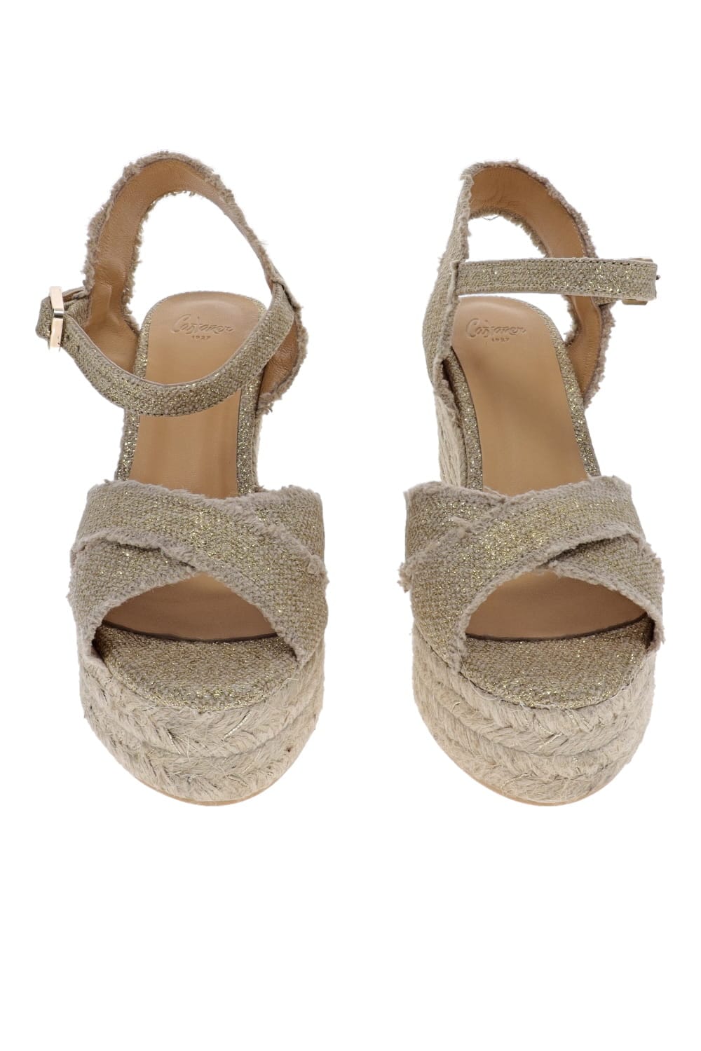 Castaner Bromelia Oro Claro Espadrille Wedge