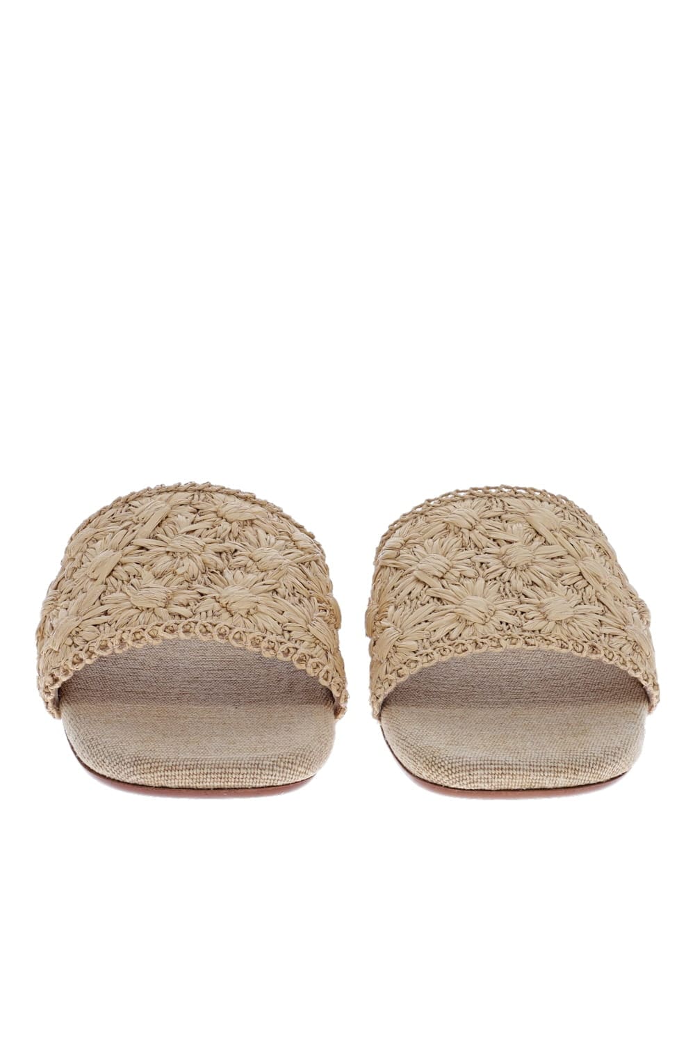 Castaner Pisa Natural Straw Flat Espadrille Sandal