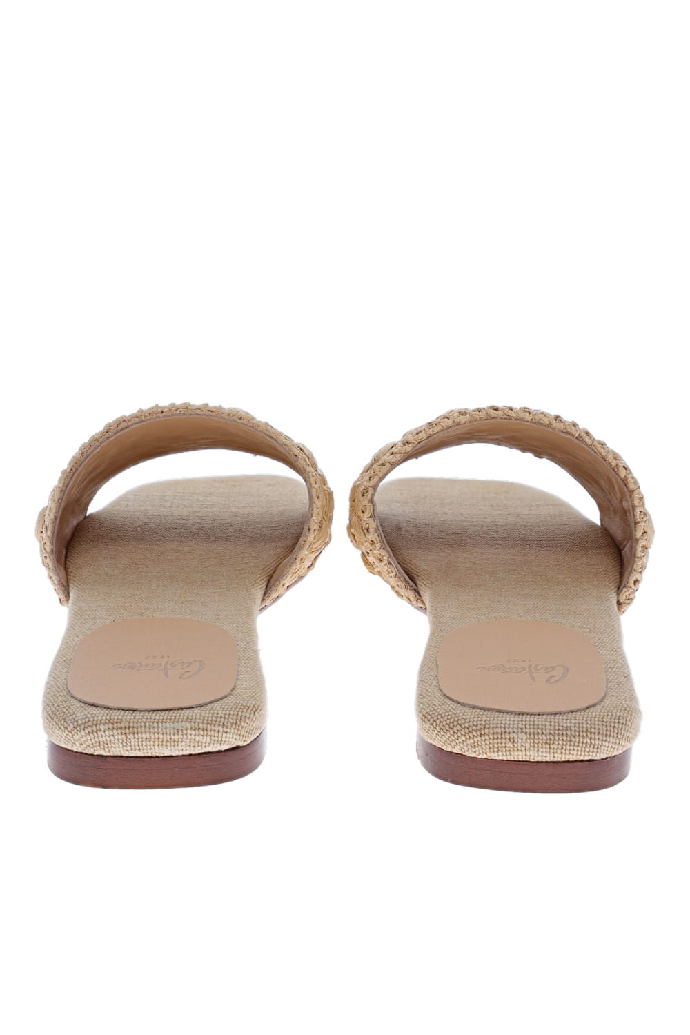 Castaner Pisa Natural Straw Flat Espadrille Sandal