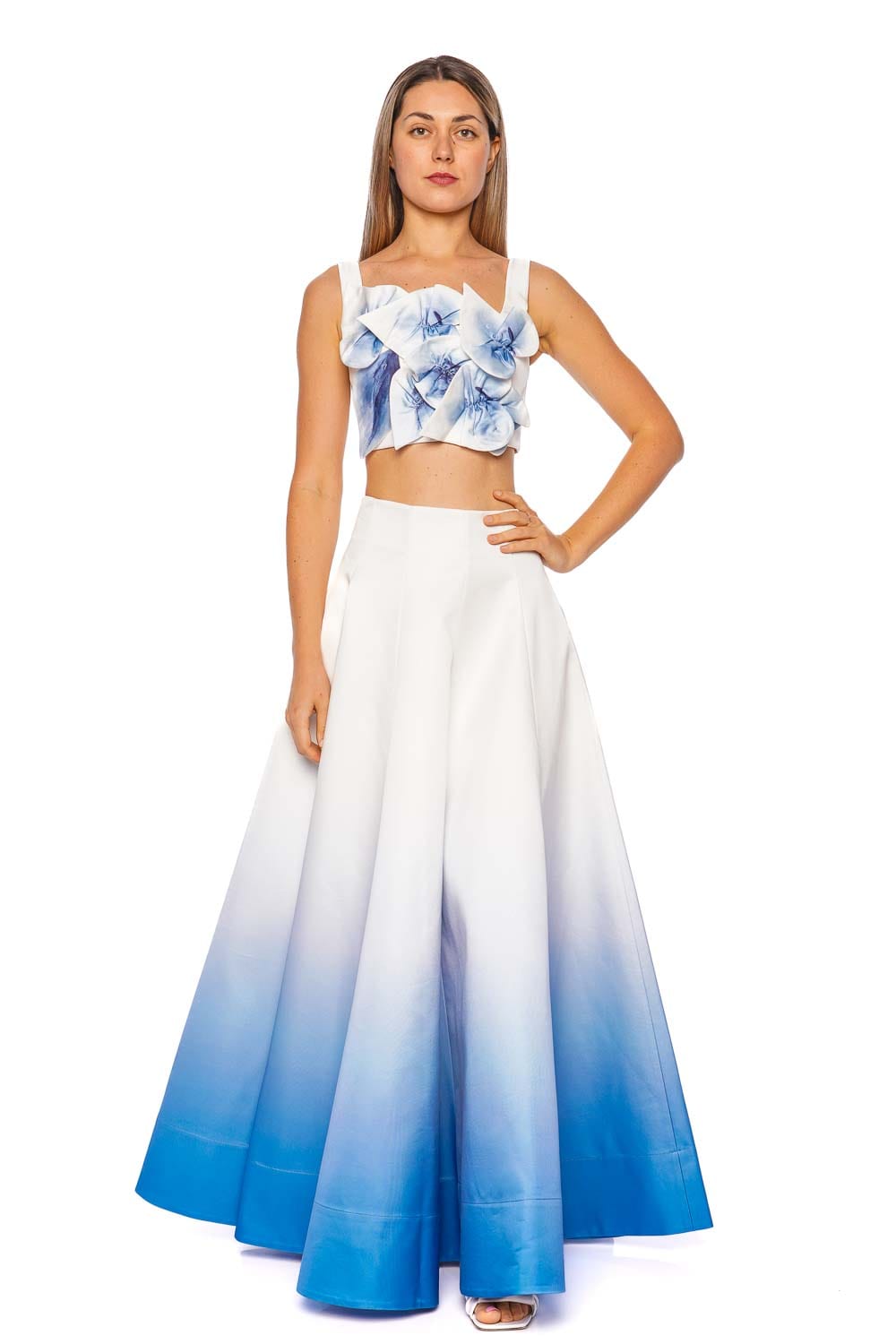 Cragiburne Midnight Ombre Maxi Skirt