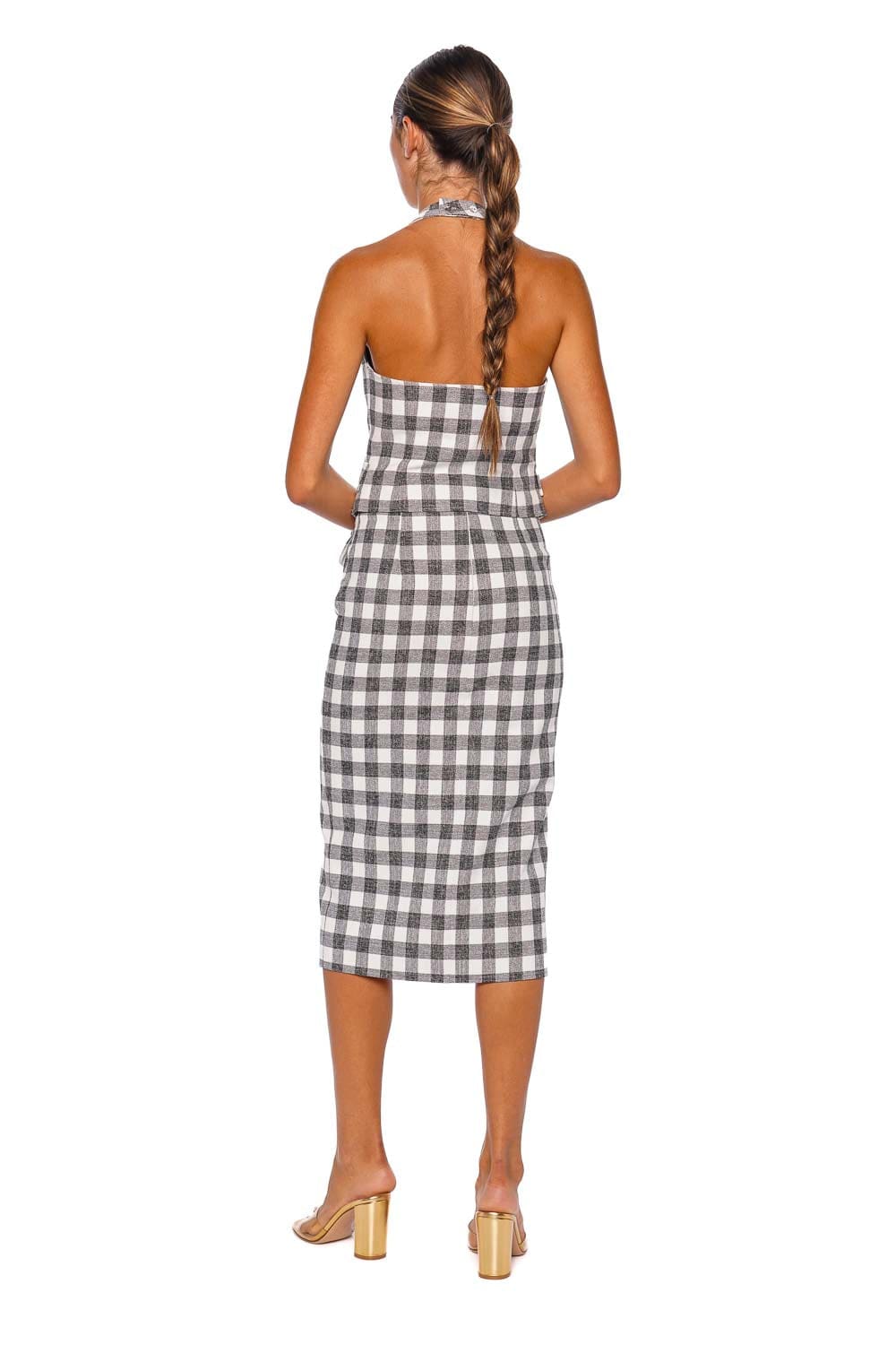 Cara Cara Faye Boucle Midi Pencil Skirt