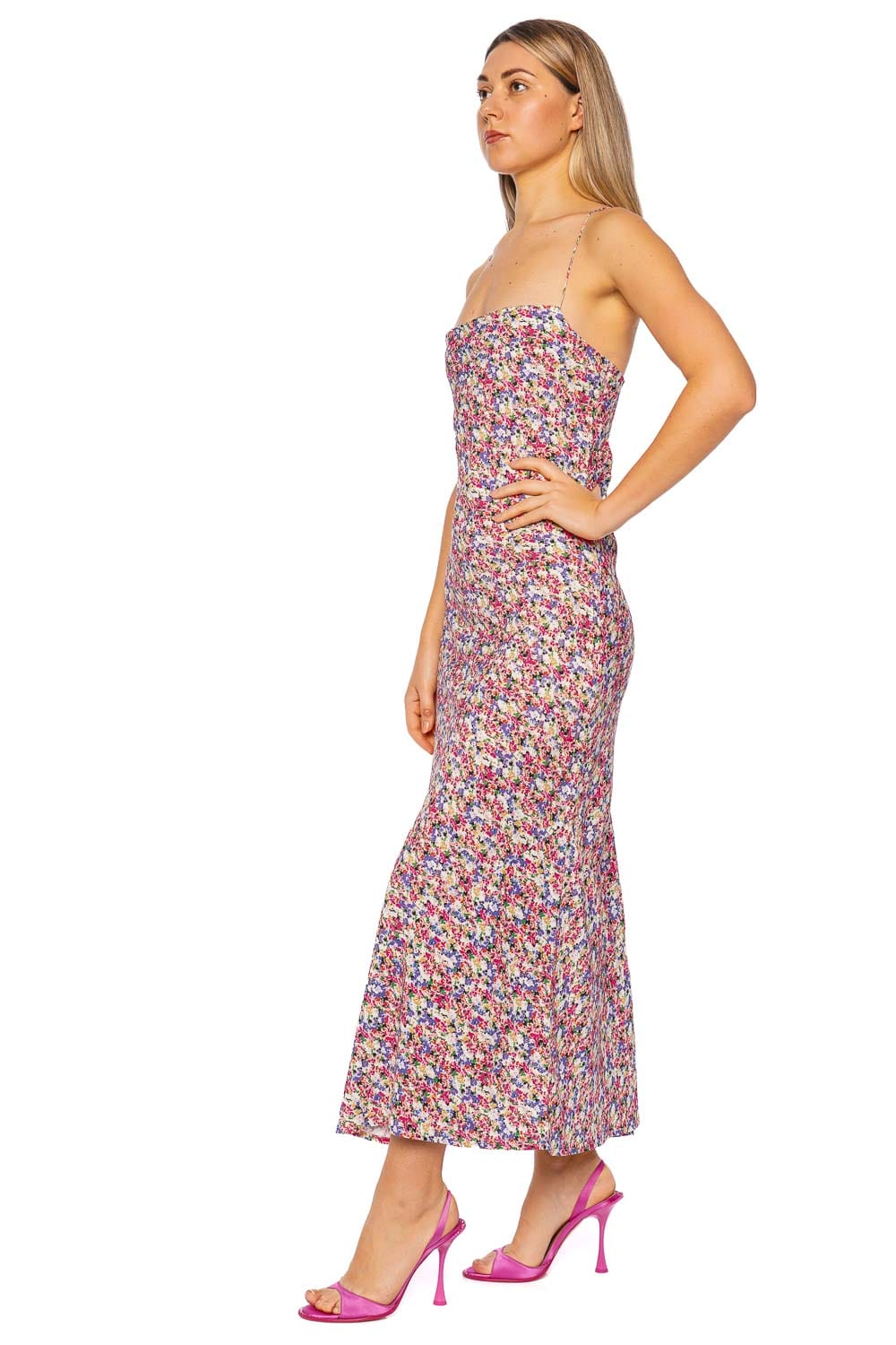 Faithfull The Brand Lusia Valerie Floral Midi Dress