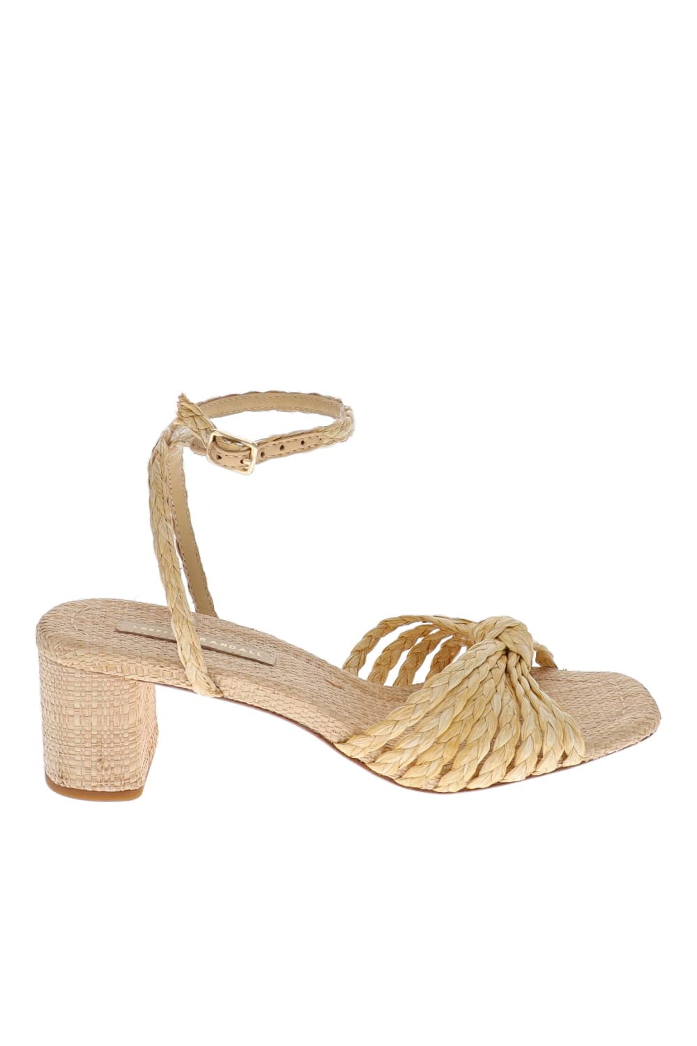 Loeffler Randall Riya Natural Raffia Knotted Sandal