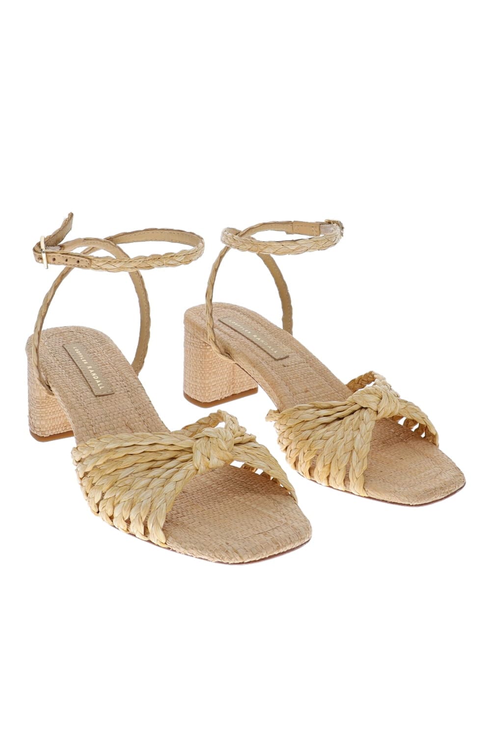 Loeffler Randall Riya Natural Raffia Knotted Sandal