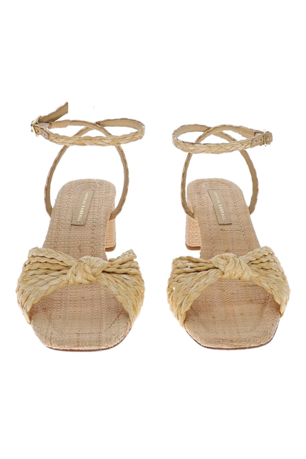 Loeffler Randall Riya Natural Raffia Knotted Sandal