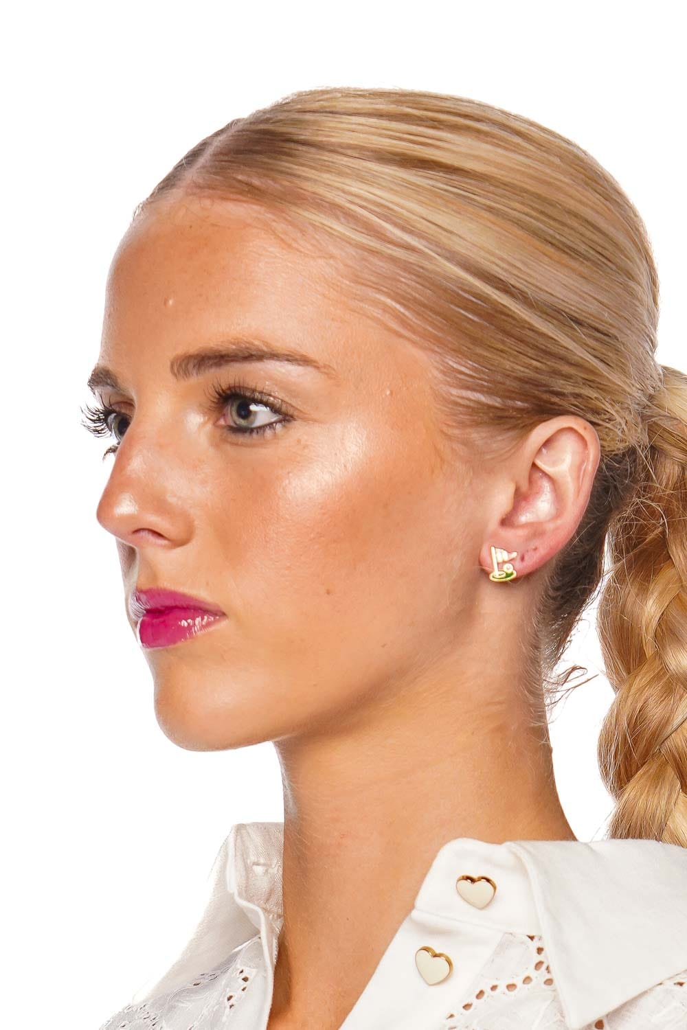 BaubleBar Hole in One Golf Stud Earring Set