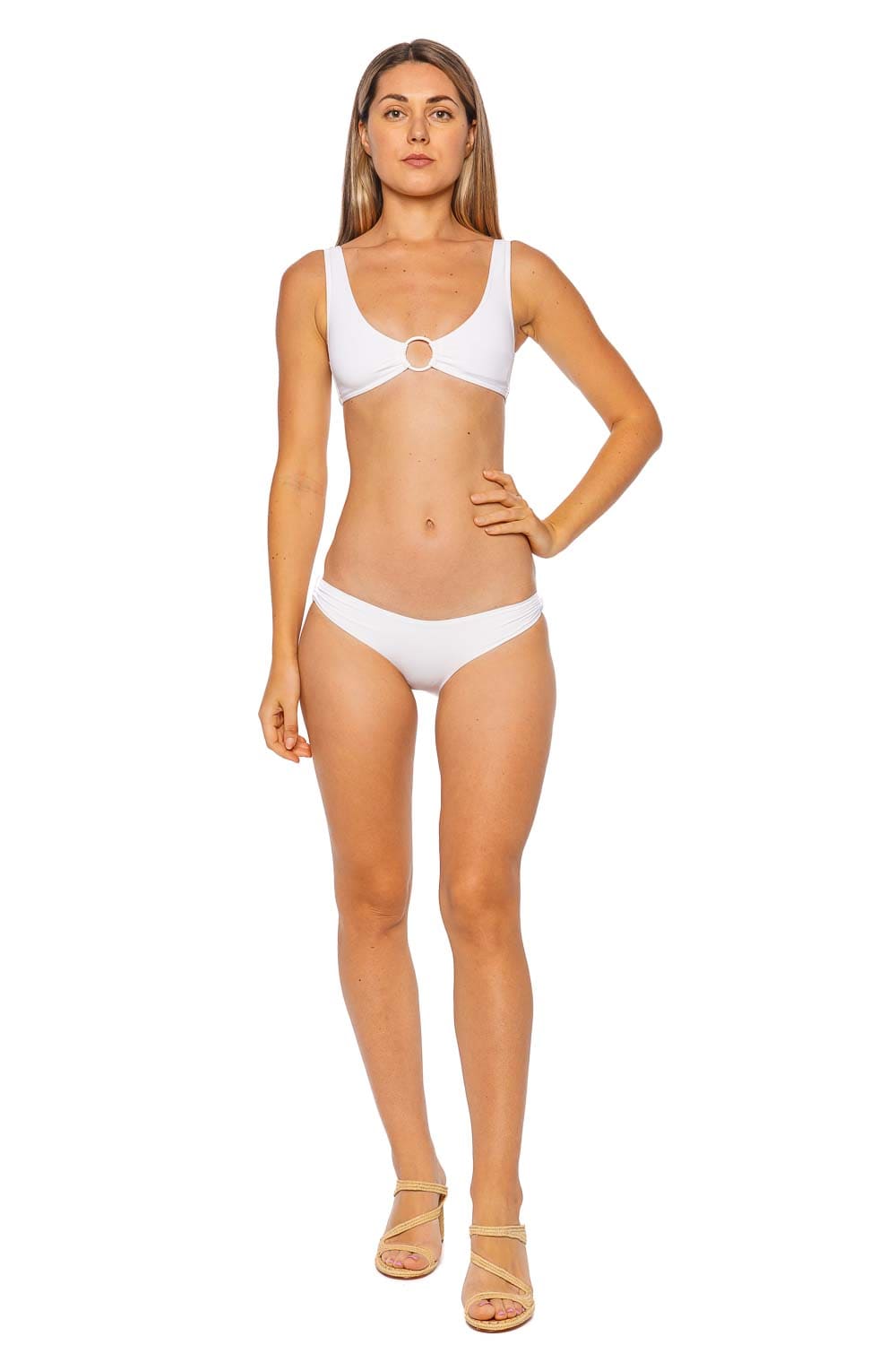 Melissa Odabash Phoenix White Hipster Bikini Bottom