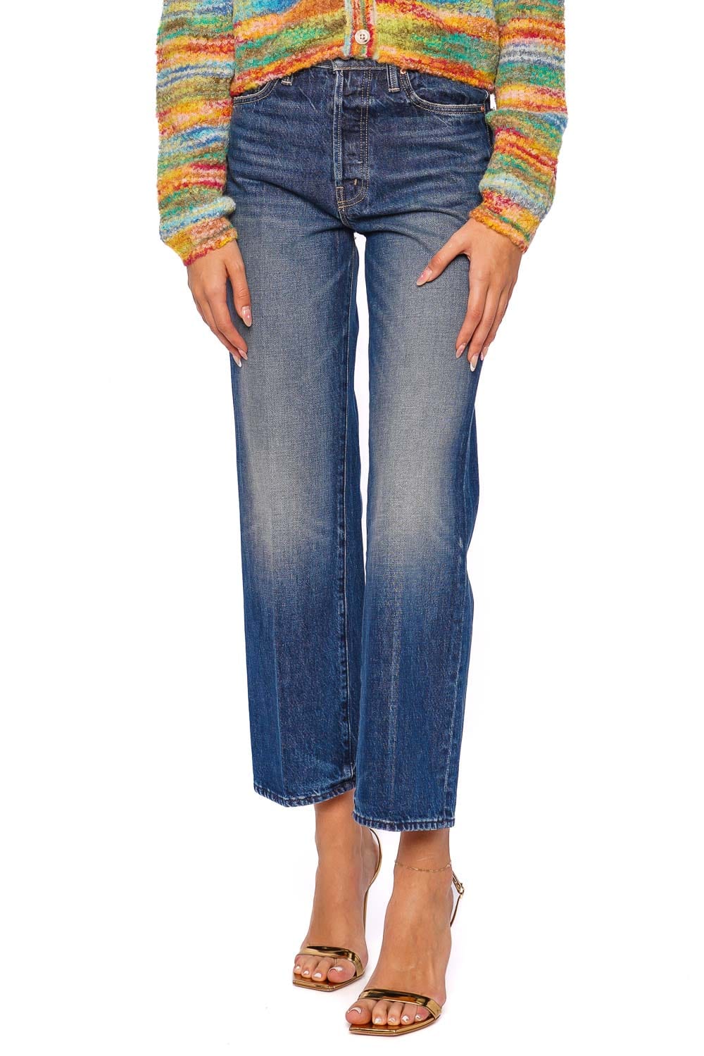 MOTHER Denim The Rambler Straight Leg Ankle Jean