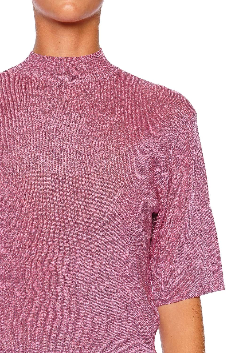 Rae Metallic Knit Mini Dress