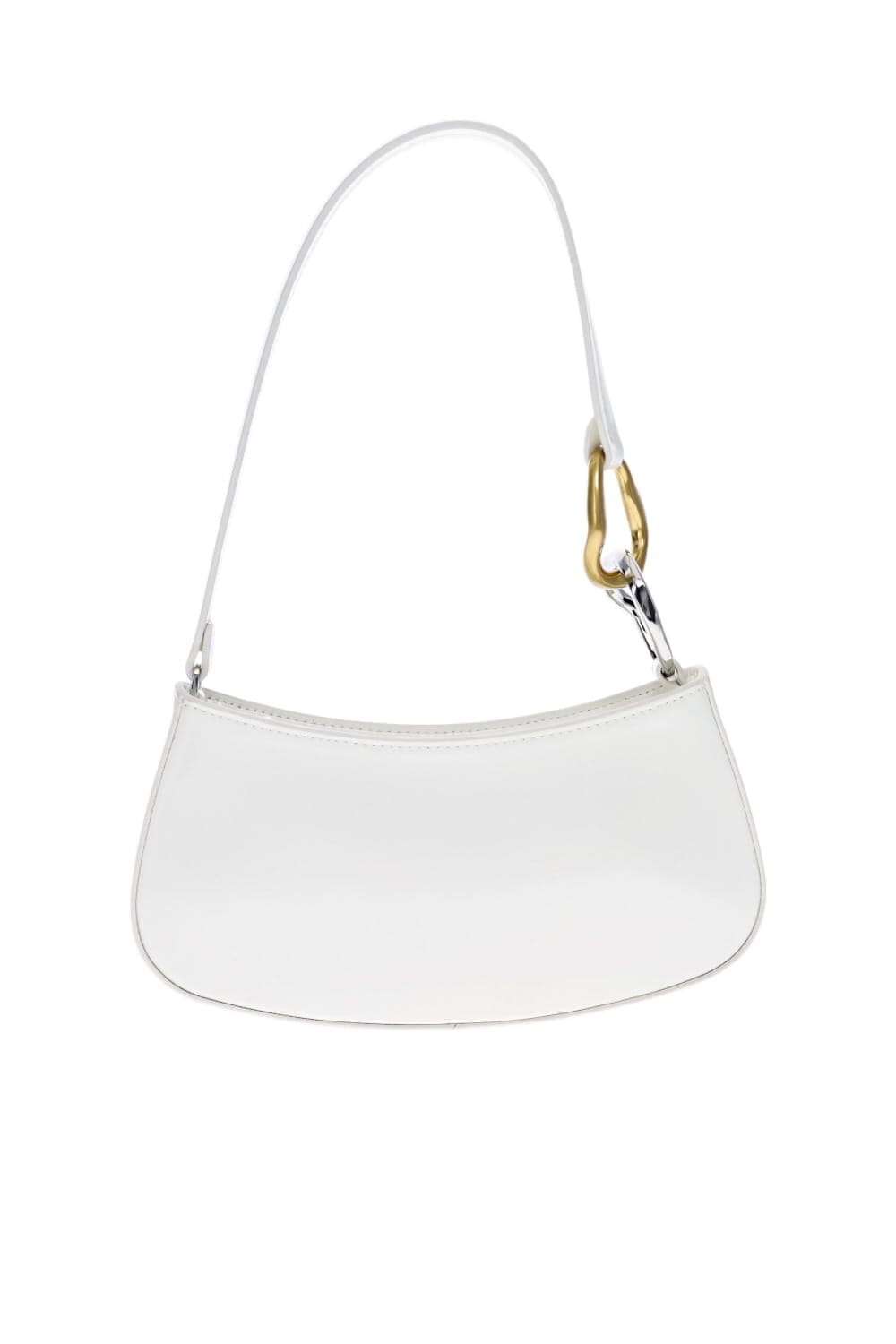 Staud Ollie Paper Link Leather Shoulder Bag
