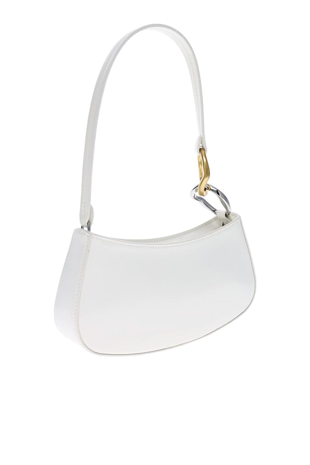 Staud Ollie Paper Link Leather Shoulder Bag
