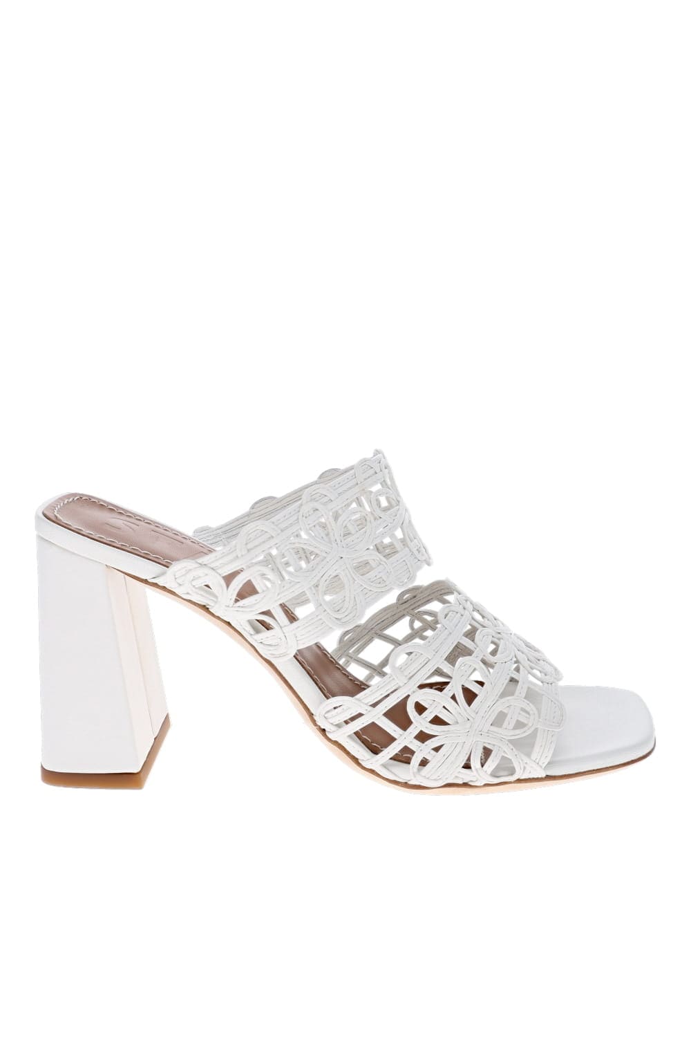 Staud Skylar Paper Floral Leather Sandal