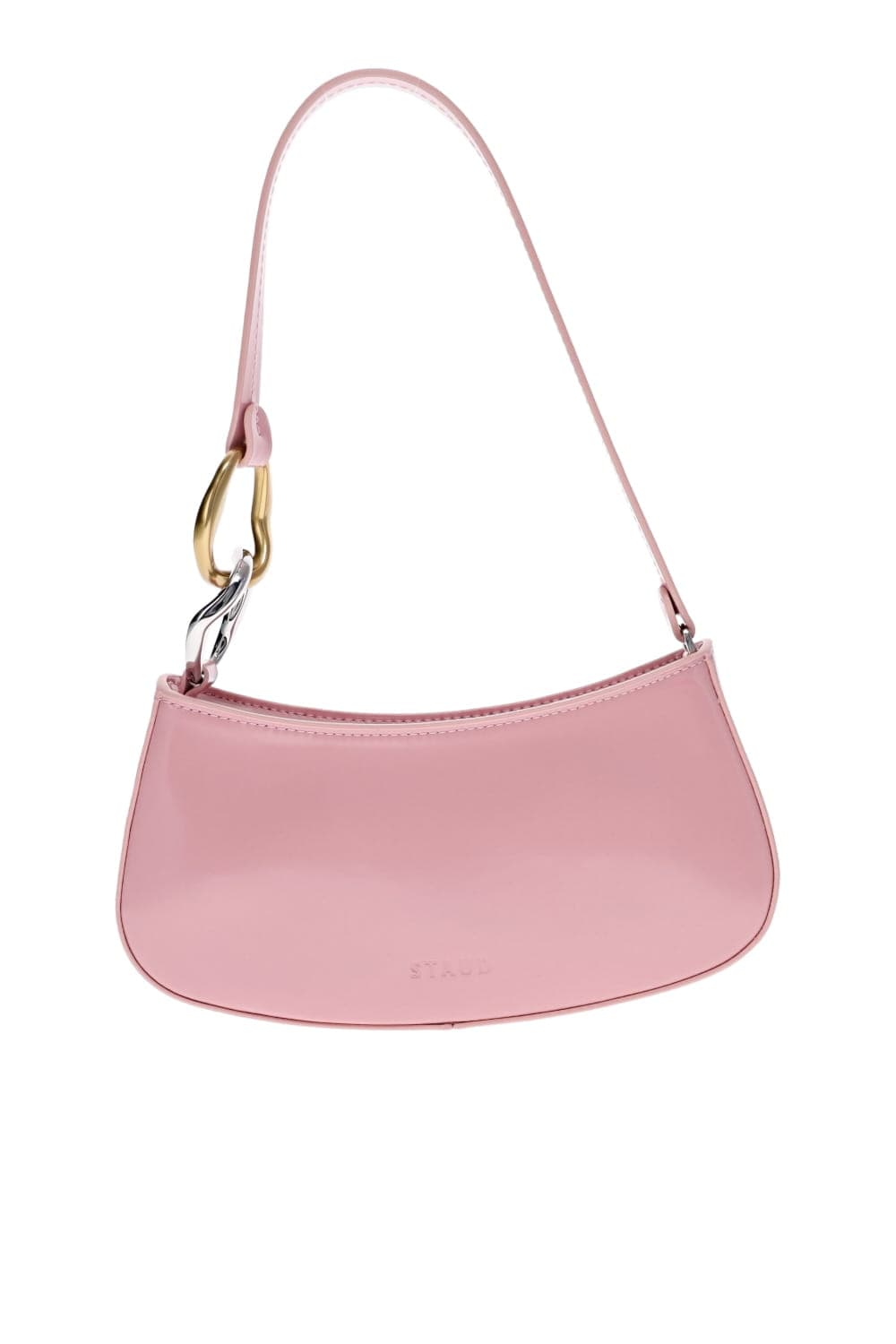 Staud Ollie Cherry Blossom Leather Shoulder Bag