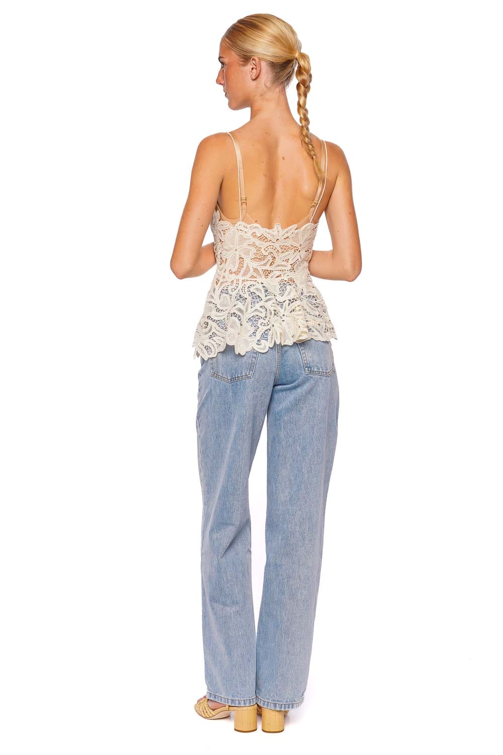 Ulla Johnson Lotta Pristine Floral Lace Top