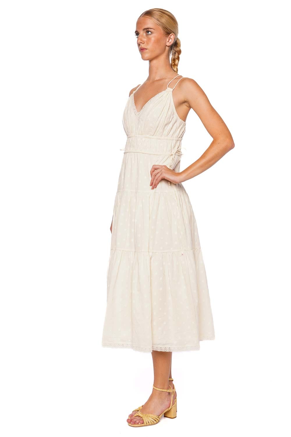 Ulla Johnson Freya Pristine Cotton Midi Dress