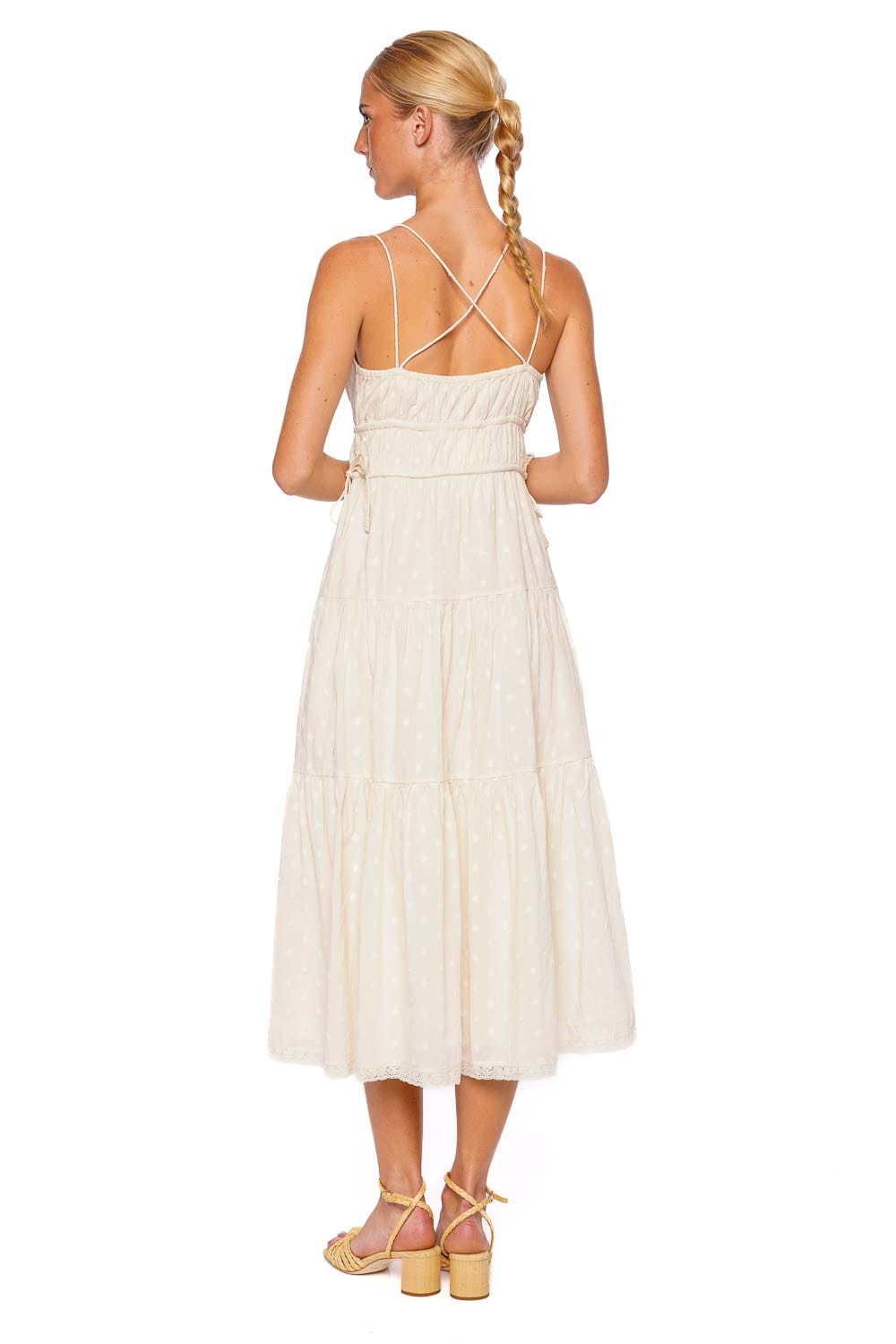 Ulla Johnson Freya Pristine Cotton Midi Dress