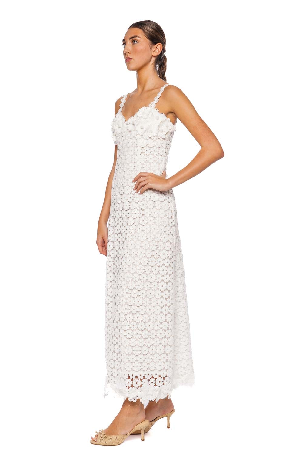 Waimari DESTIN MAXI DRESS D415LCW WHITE