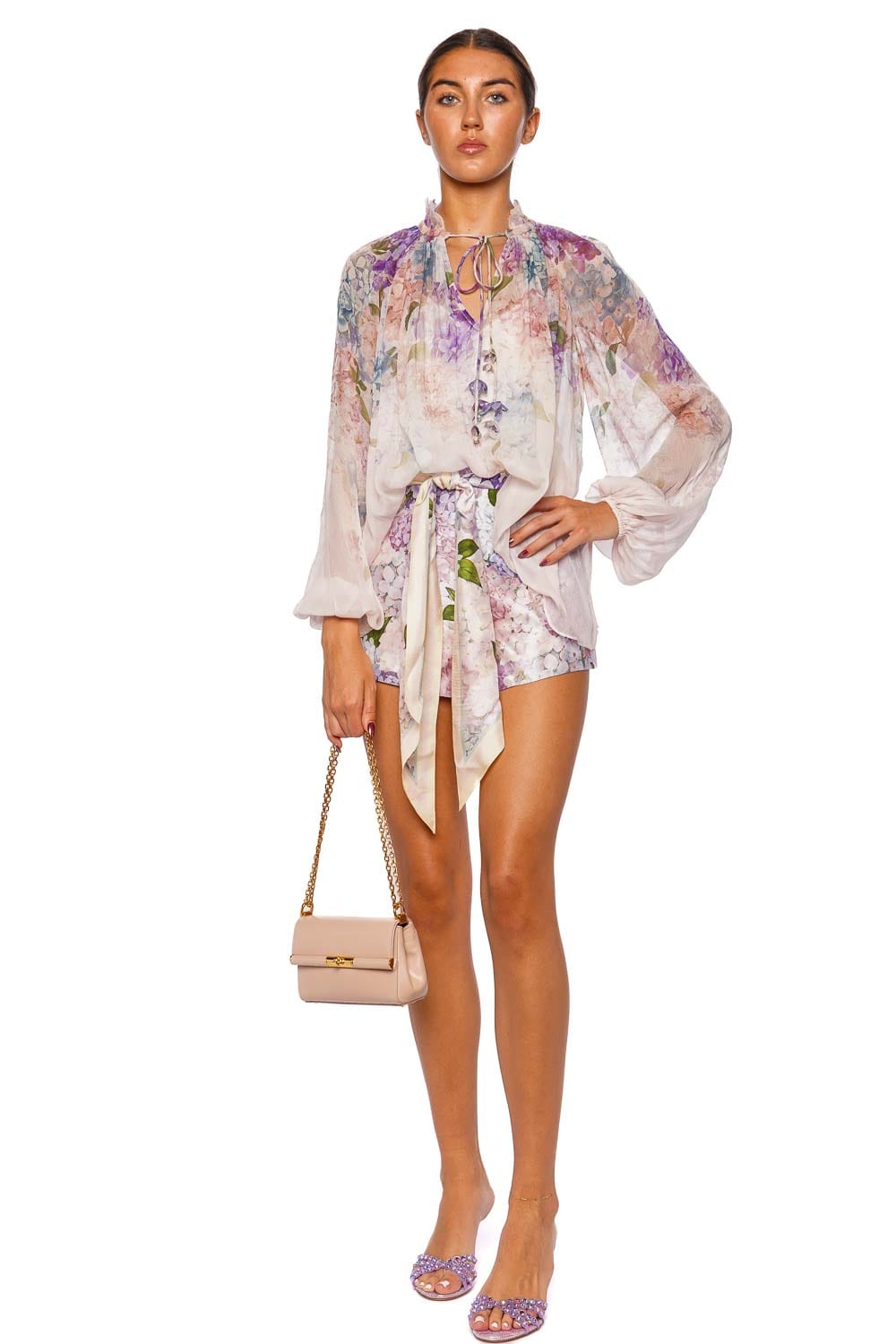 ZIMMERMANN Dawning Hydrangea Billow Blouse