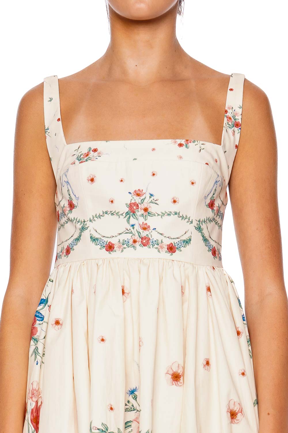 AGUA by Agua Bendita Hierbabuena Mosqueta Embroidered Mini Dress