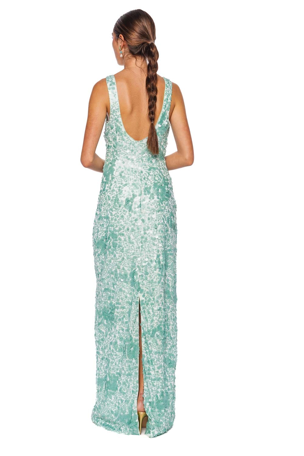 SIMKHAI Bex Embellished Tank Maxi Dress