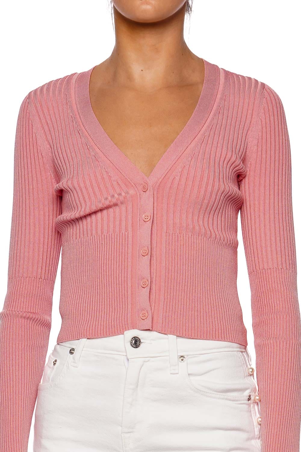 SIMKHAI Ailany Dusty Rose Periwinkle Cardigan