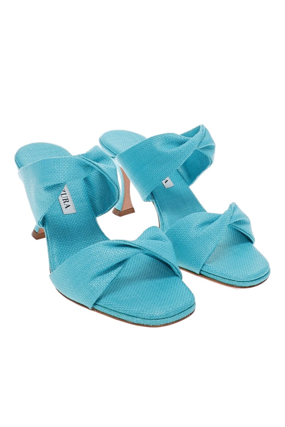 MUSE購入⭐︎AQUAZZURAアクアズーラ⭐︎クッションツイストサンダル⭐︎37 Aqua Twist Knot Curved Sandal