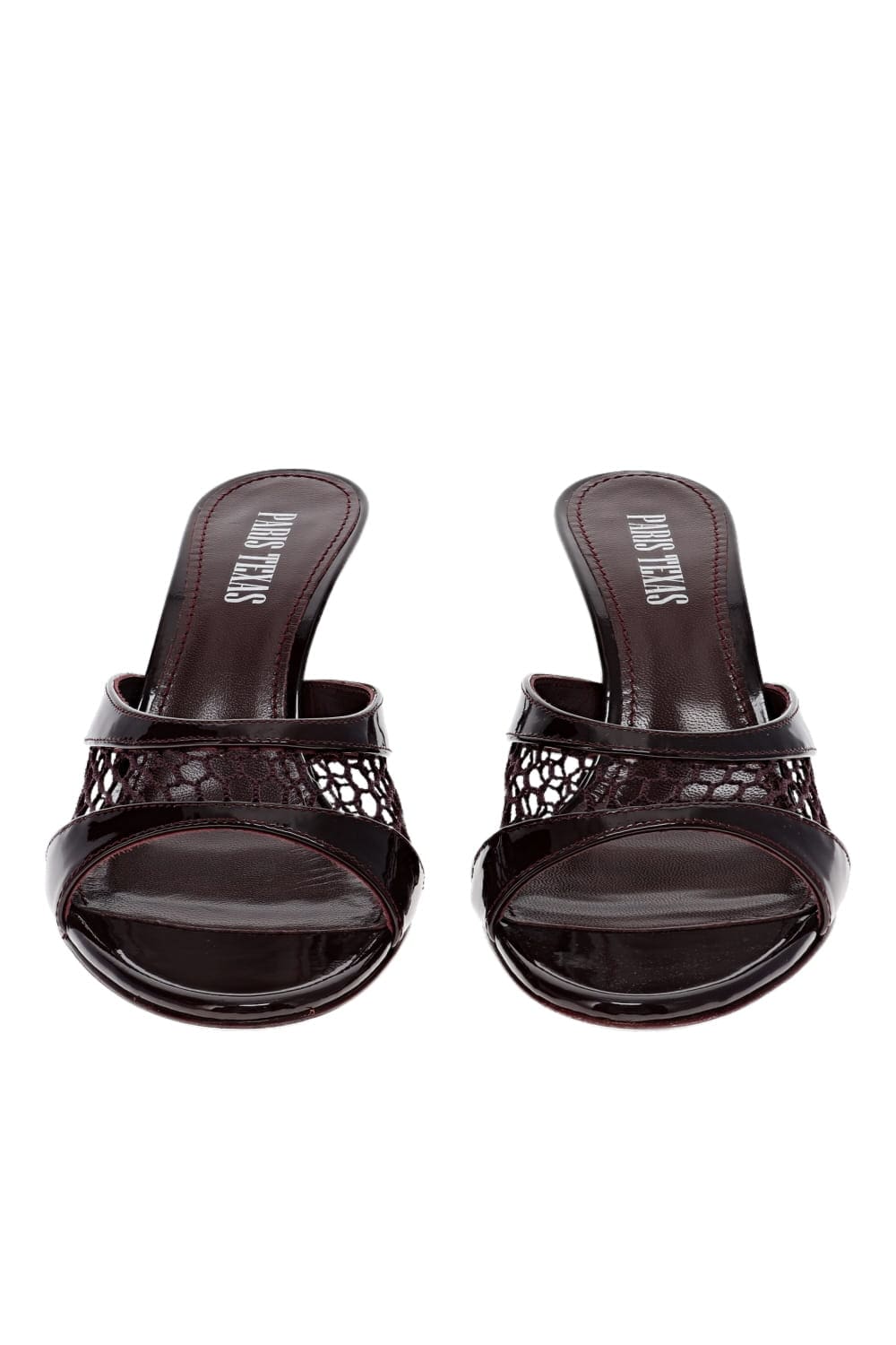 【関税込み】Paris Texas ブラック Lidia 70 ミュール PARIS TEXAS Lidia patent-leather mules | NET-A-PORTER