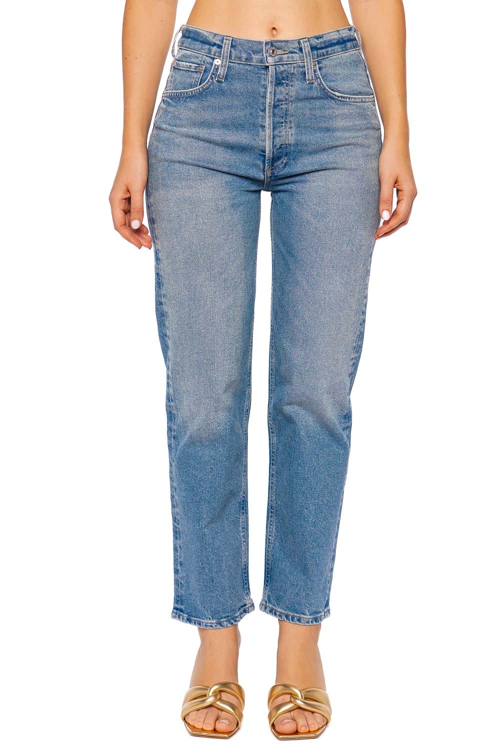 Citizens of Humanity Delfina Elsinore High Rise Straight Jean