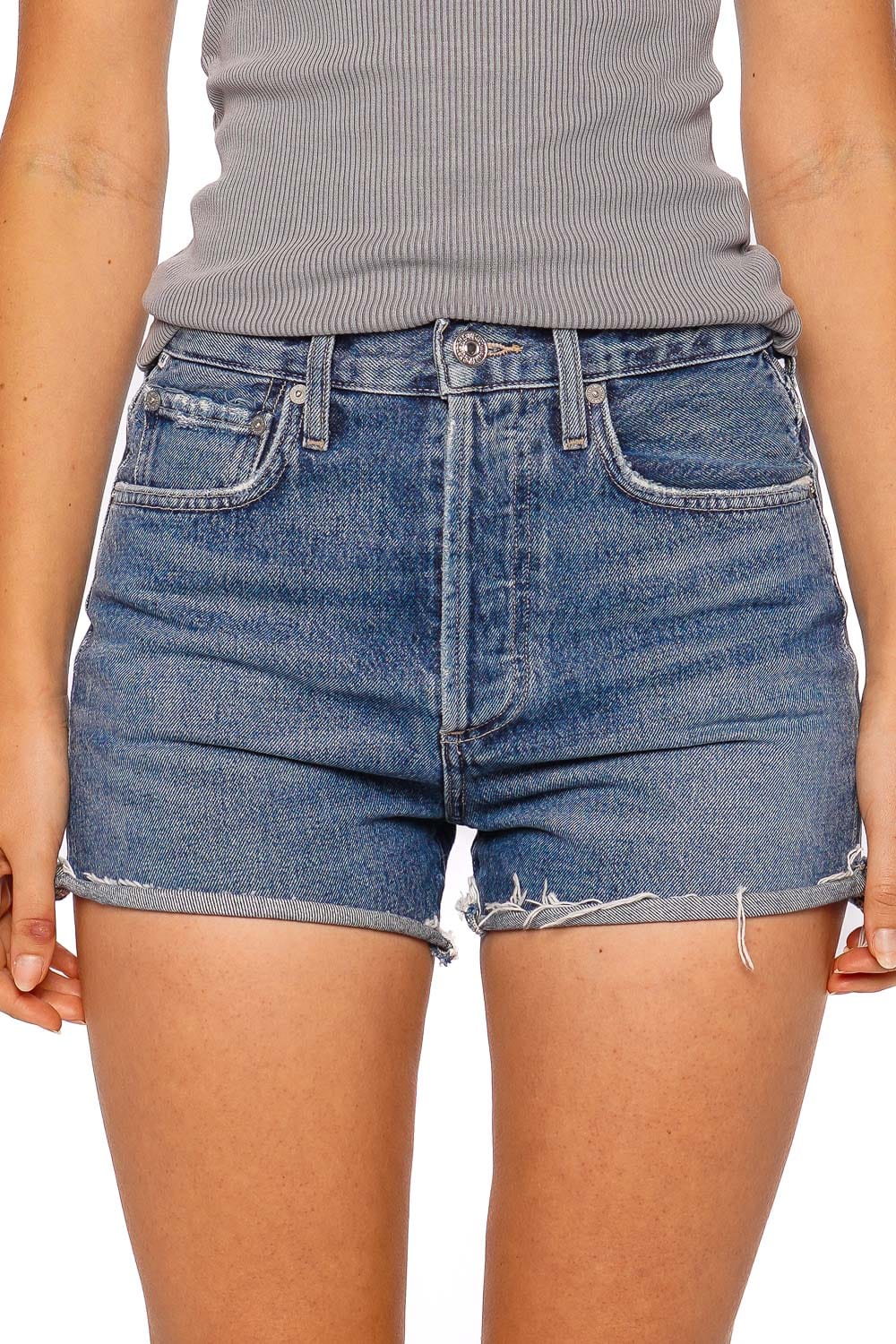 Citizens of Humanity Marlow Allora Cut Off Denim Short