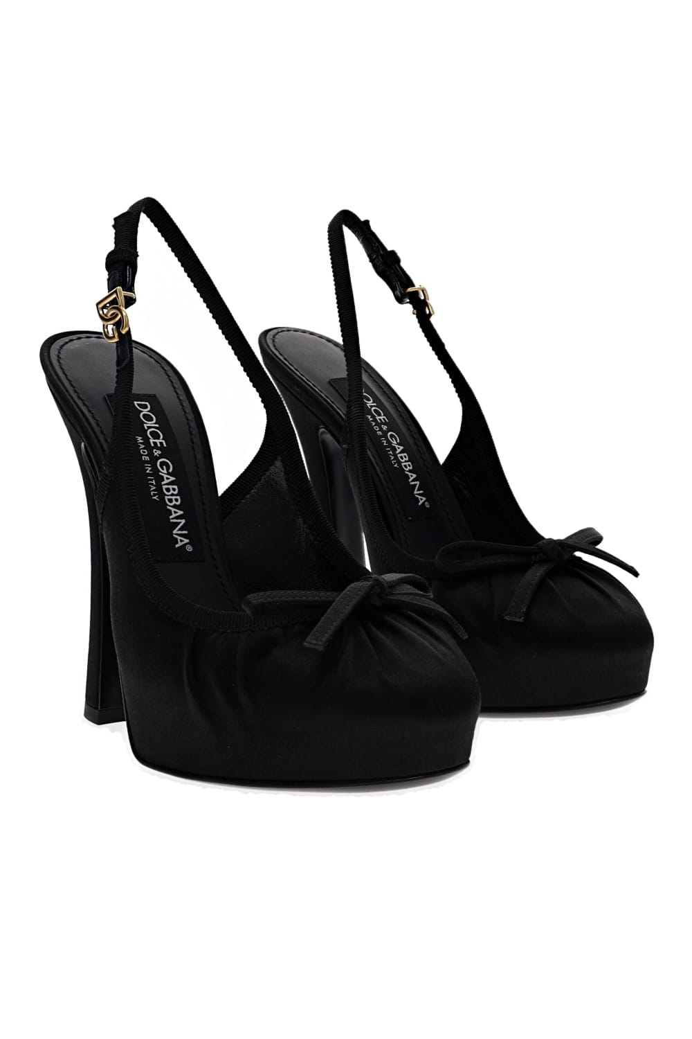 スリッポン DOLCE & GABBANA 'Vally' slingback Black Dolce & Gabbana 'Vally' Slingback Black (Women's) - Walmart.com