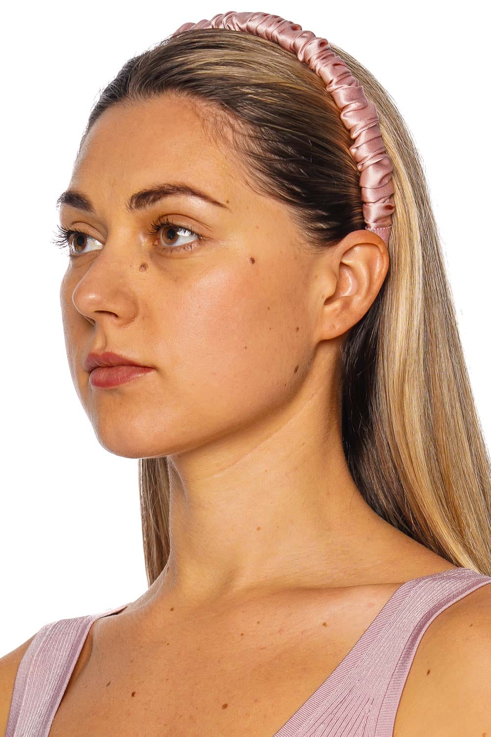 Jennifer Behr Rory Peony Gathered Silk Headband