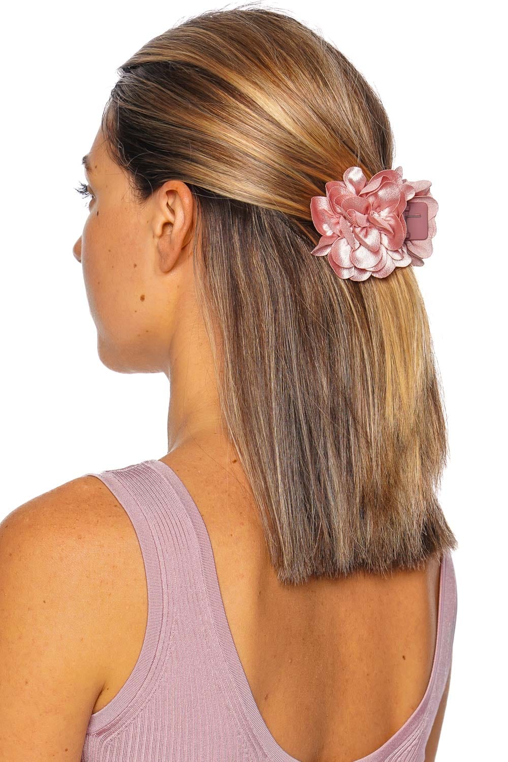 Jennifer Behr Colleen Blush Floral Jaw Clip