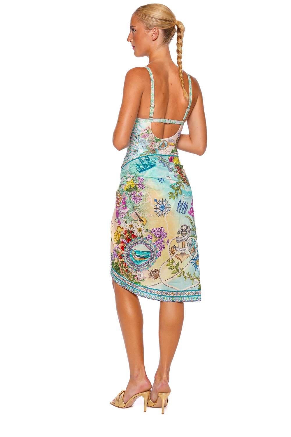 Camilla SHORT TASSEL SARONG 00035743-JUSTCOAS JUST COASTING