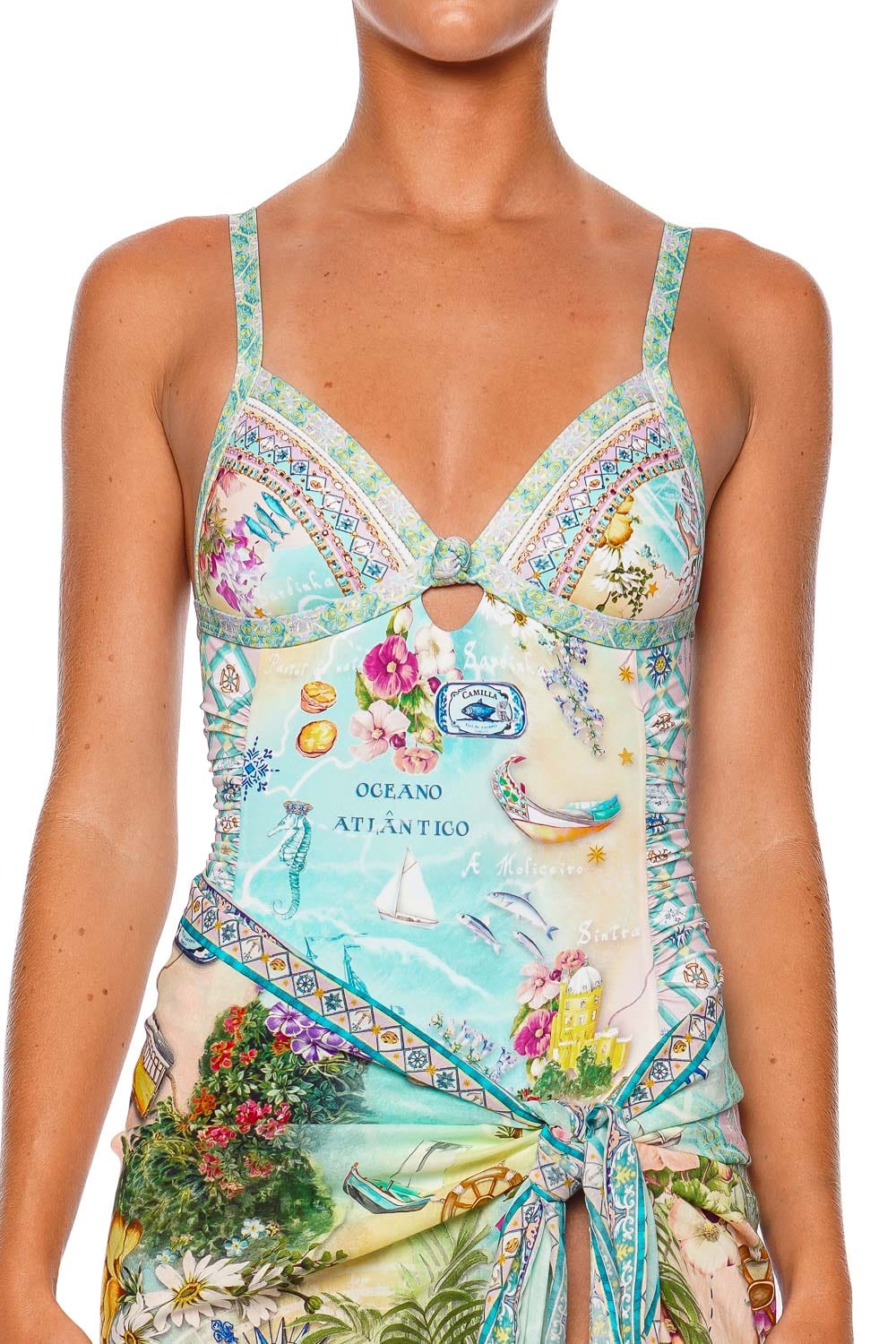 Camilla SHORT TASSEL SARONG 00035743-JUSTCOAS JUST COASTING