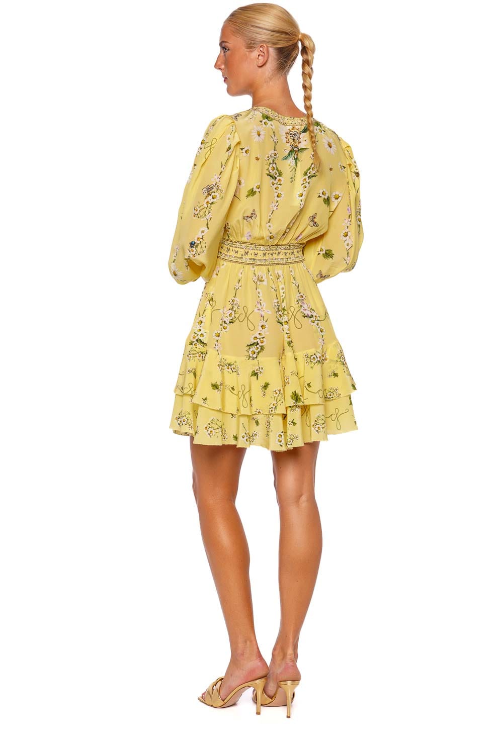 Camilla BUTTON FRONT FRILL DRESS 00037820-DAISCHAN DAISY CHAINS