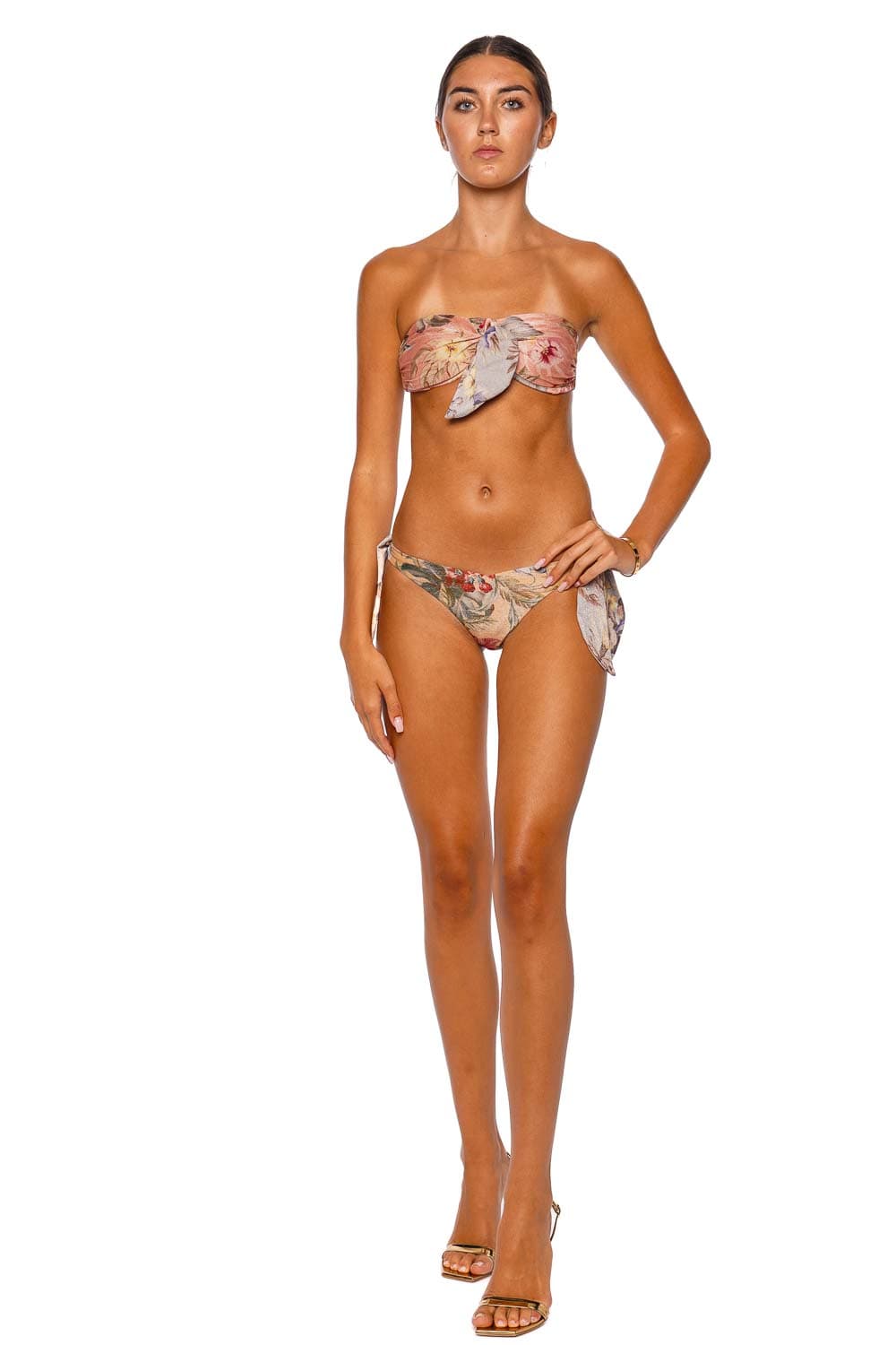 ZIMMERMANN Coco Scarf Tie Bikini Bottom