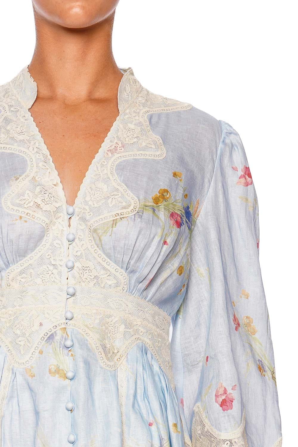 Lucky Lace Plunge Mini Dress