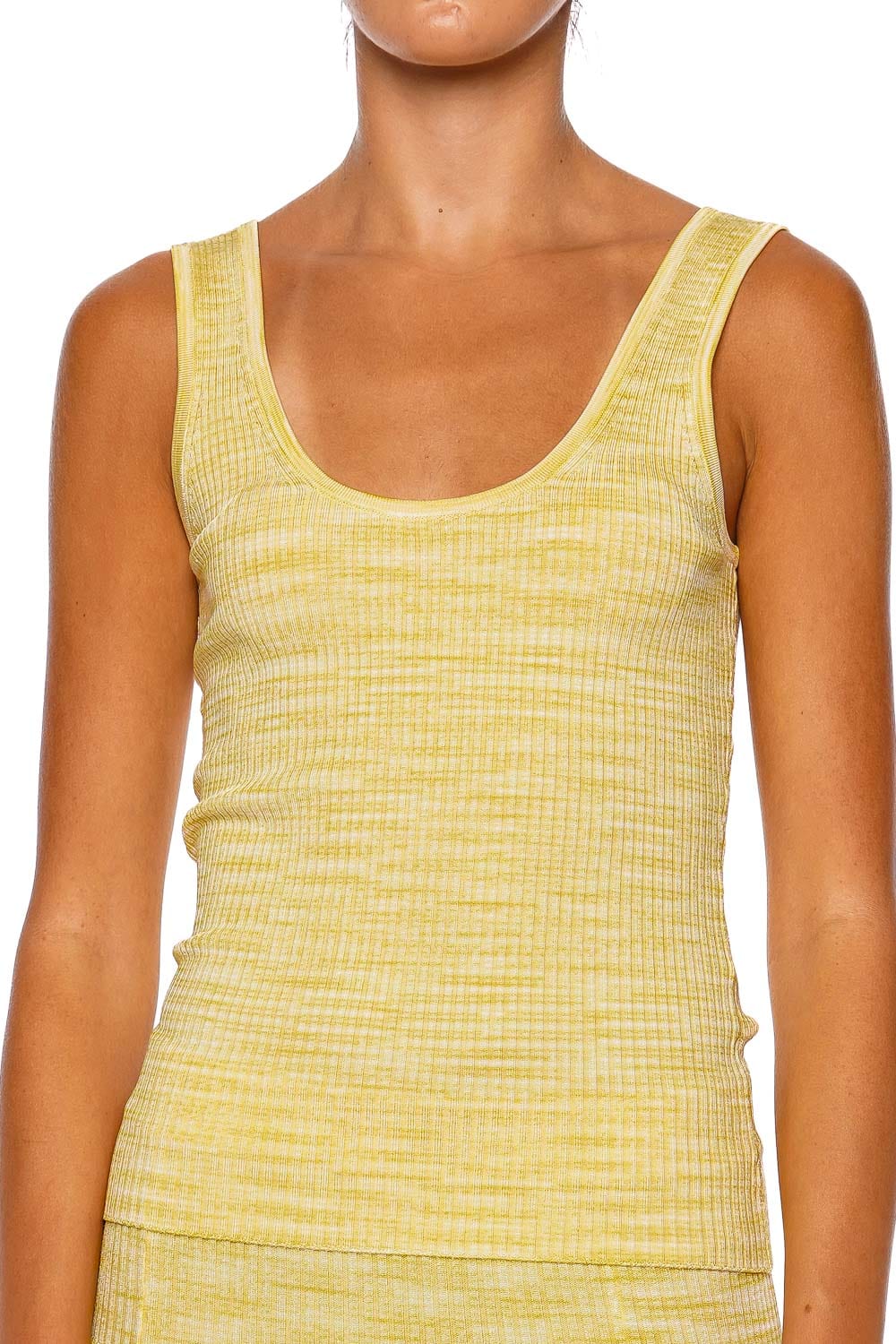 ZIMMERMANN Illuminate Lemon Mouline Ribbed Tank