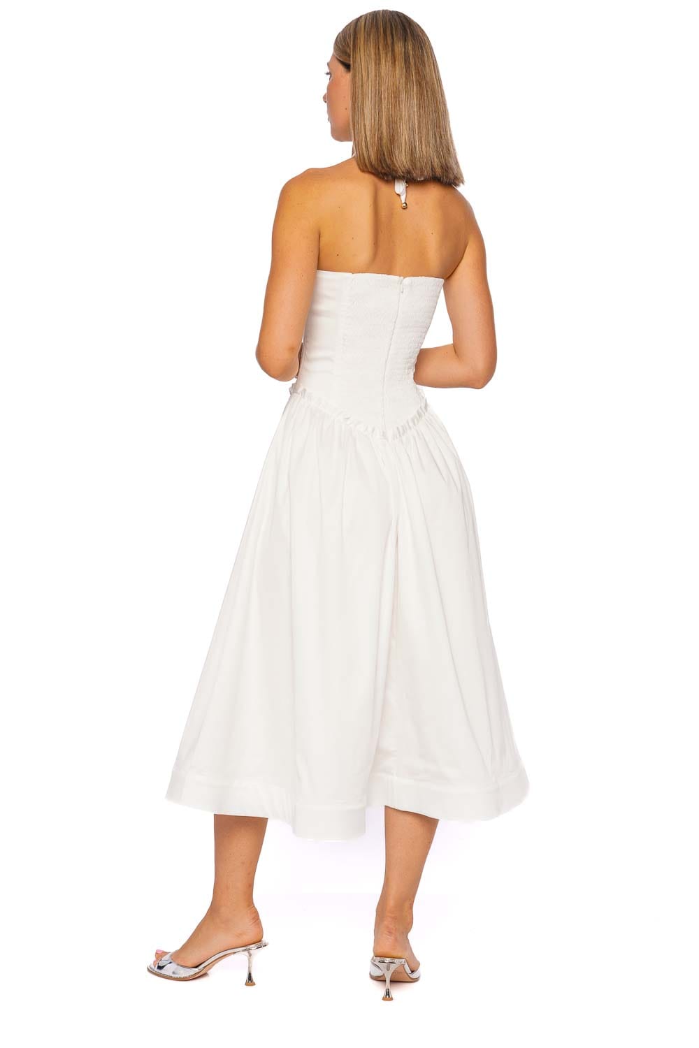 PatBO Bruma Floral Halter Midi Dress