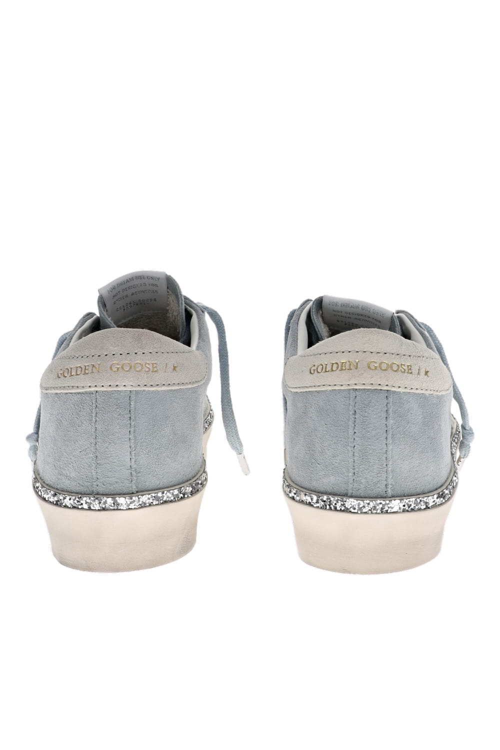 Golden Goose Hi Star Quarry Suede Glitter Foxing Sneakers