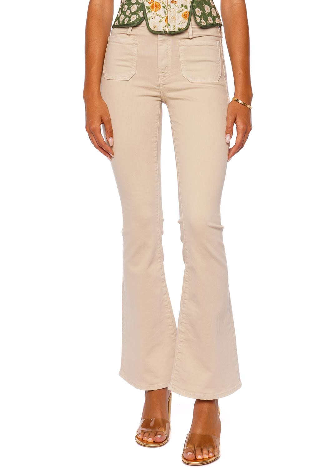 MOTHER Denim The Patch Pocket Weekender Flare Jean