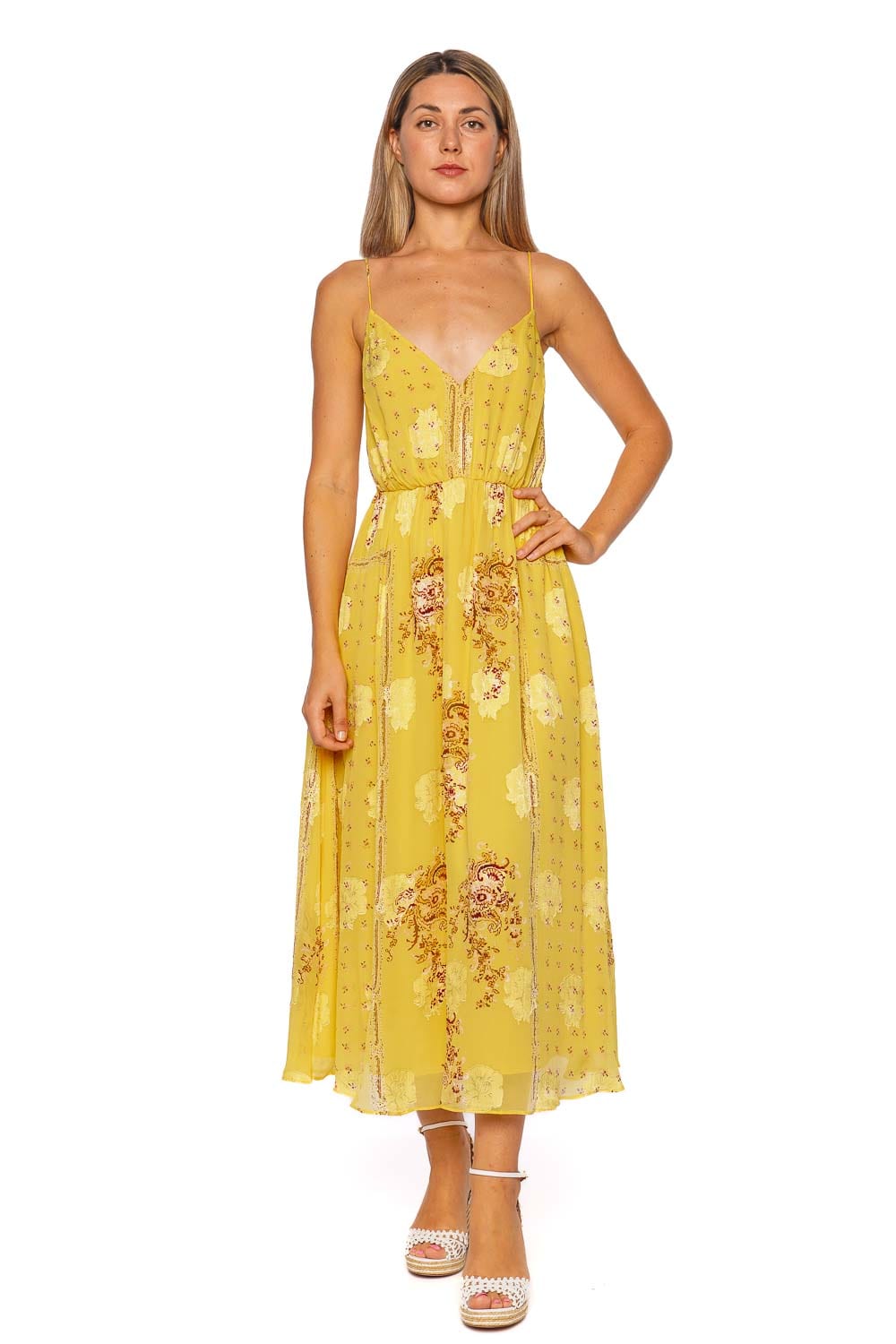 Ulla Johnson Elena Soleil Cami Midi Dress
