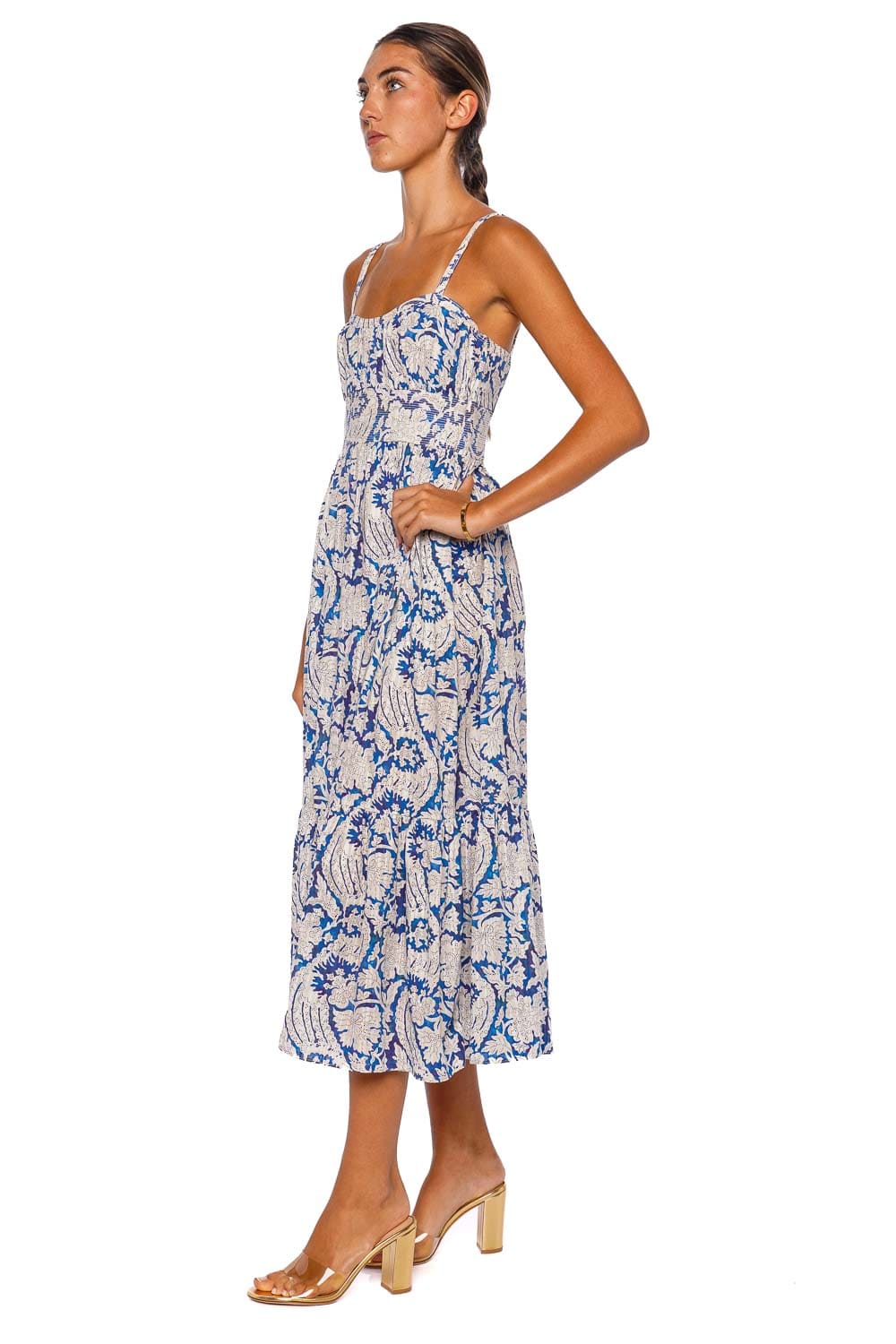Ulla Johnson Nadine Ciel Cami Midi Dress