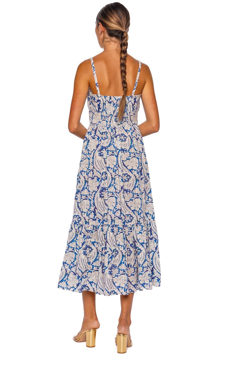 Ulla Johnson Nadine Ciel Cami Midi Dress