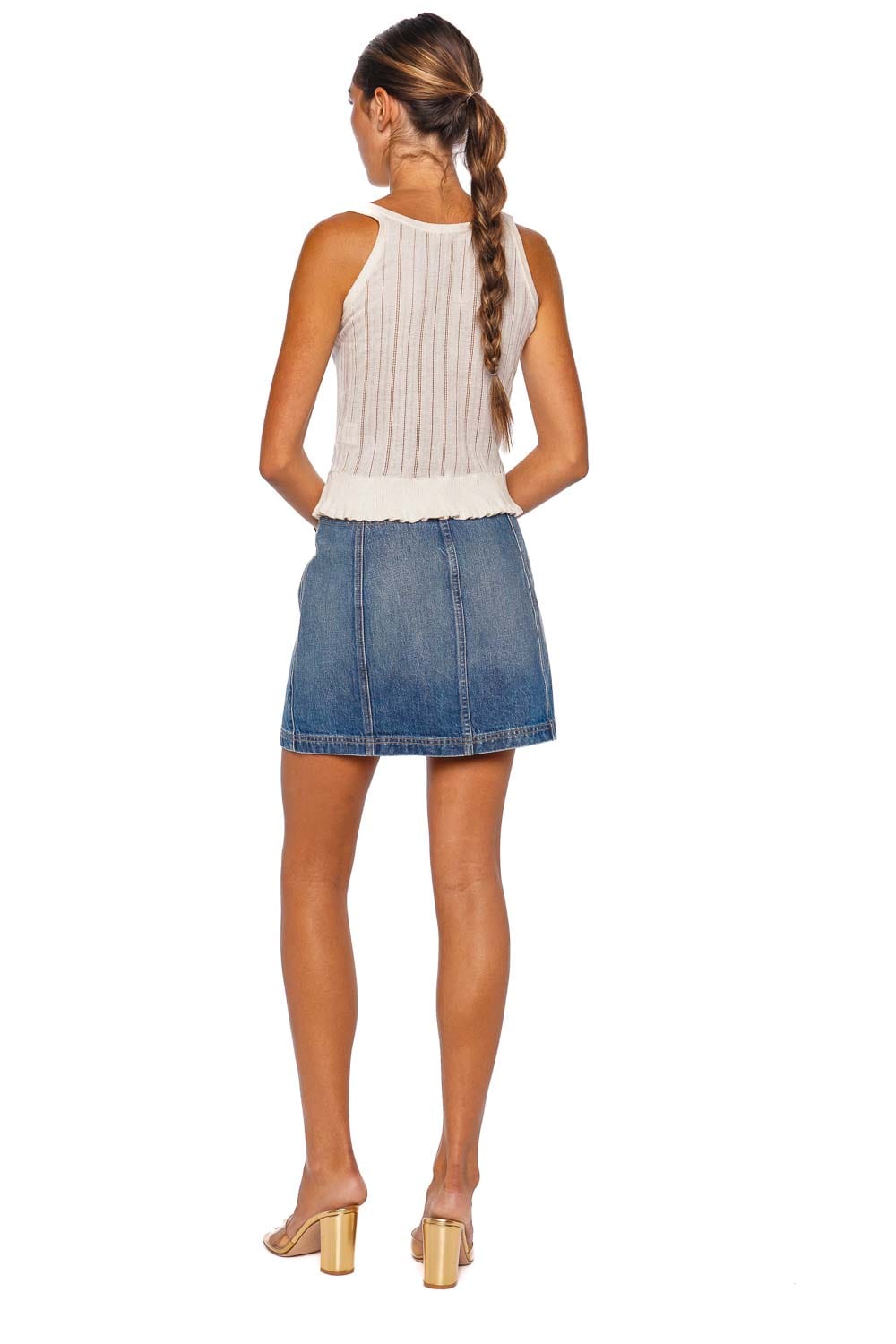 Ulla Johnson Callie Pristine Pointelle Knit Camisole
