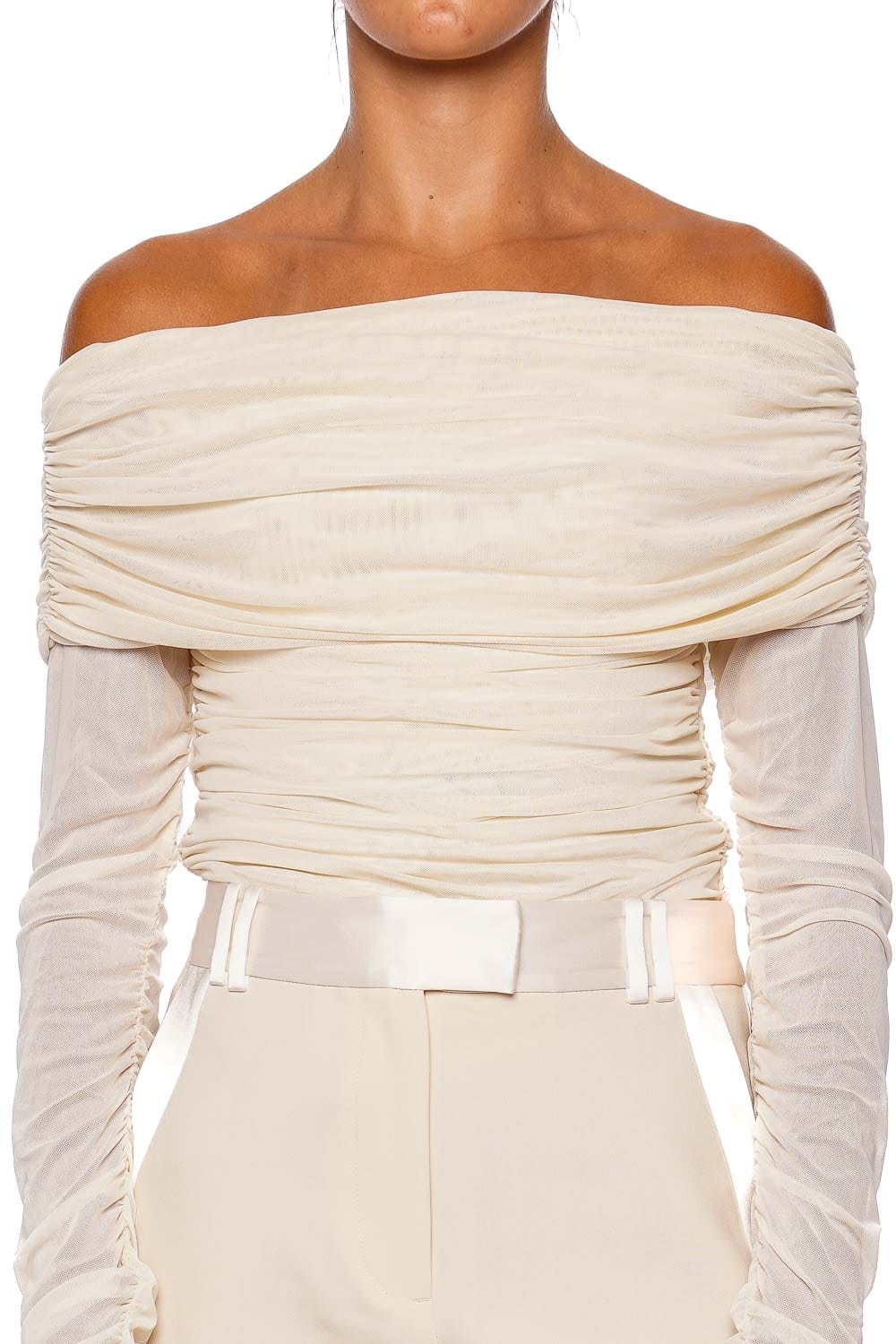 HAUNT ハウント　OFF SHOULDER TOPS Original Contour Twist Off-shoulder Top | Aritzia US