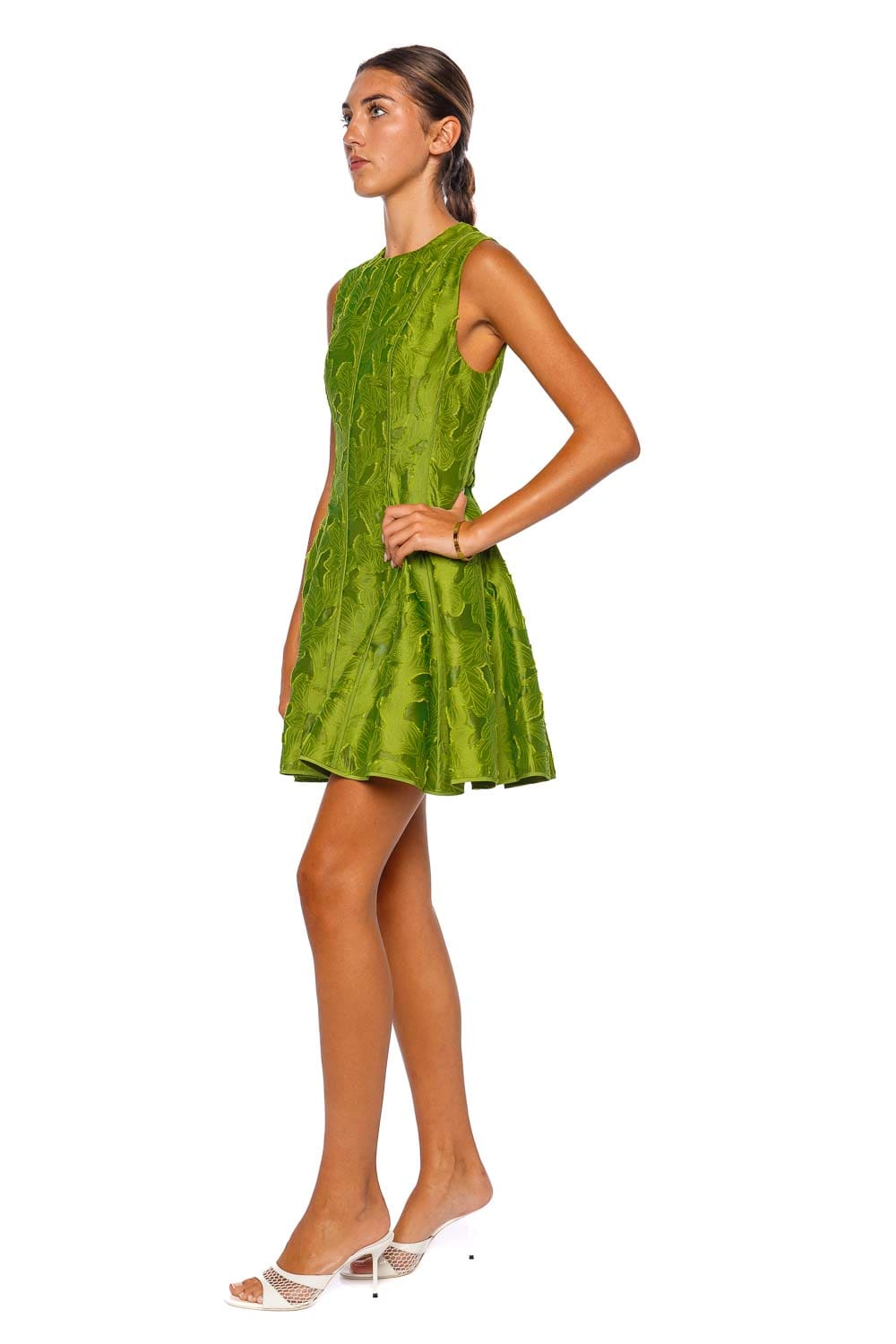Sylvia Floral Jacquard Mini Dress
