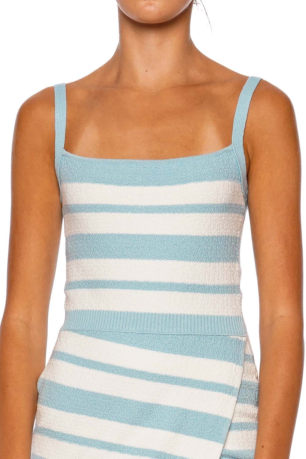 SIMKHAI Suvi Striped Knit Mini Dress