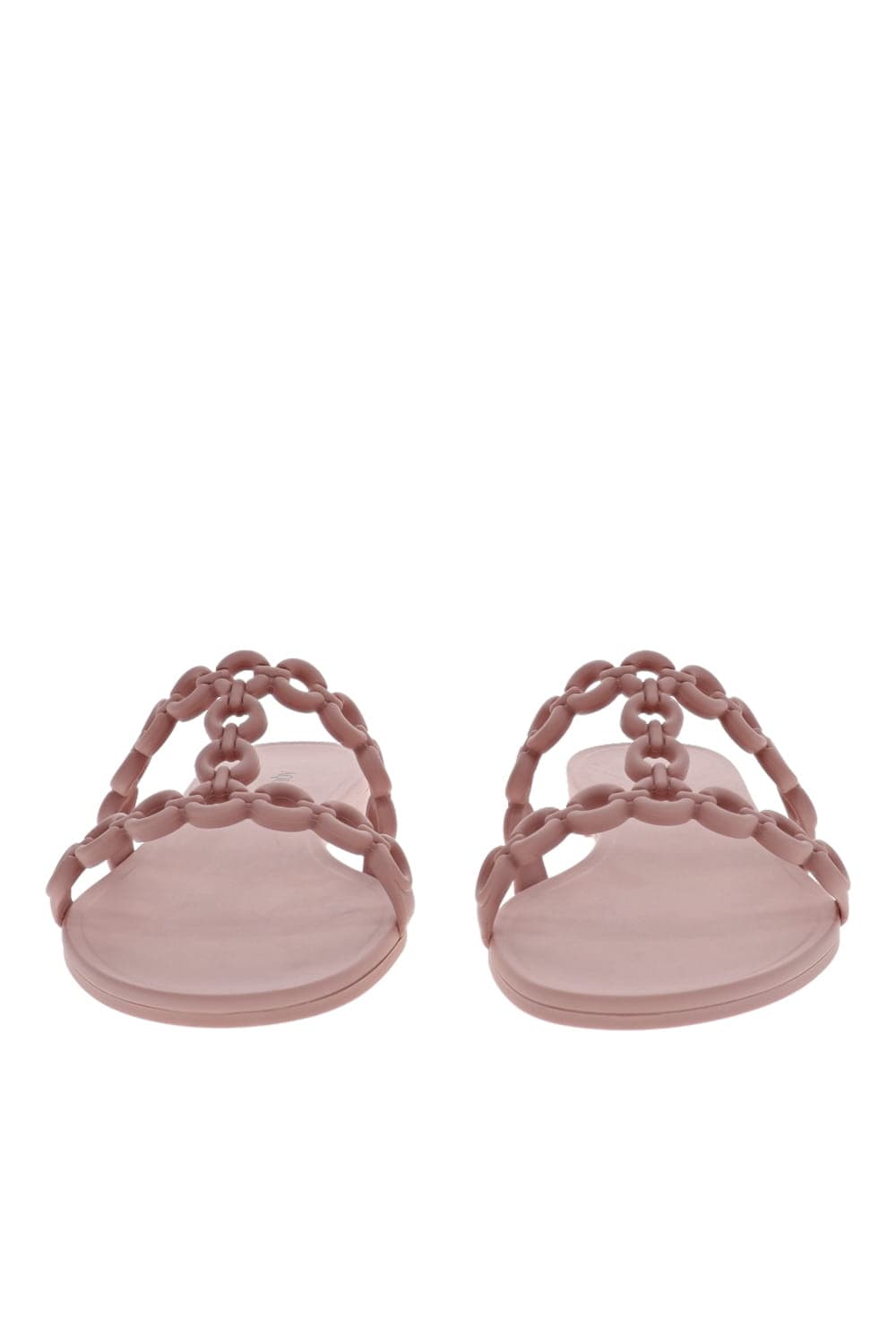 Pink Infinity Chain Jelly Flat Sandal